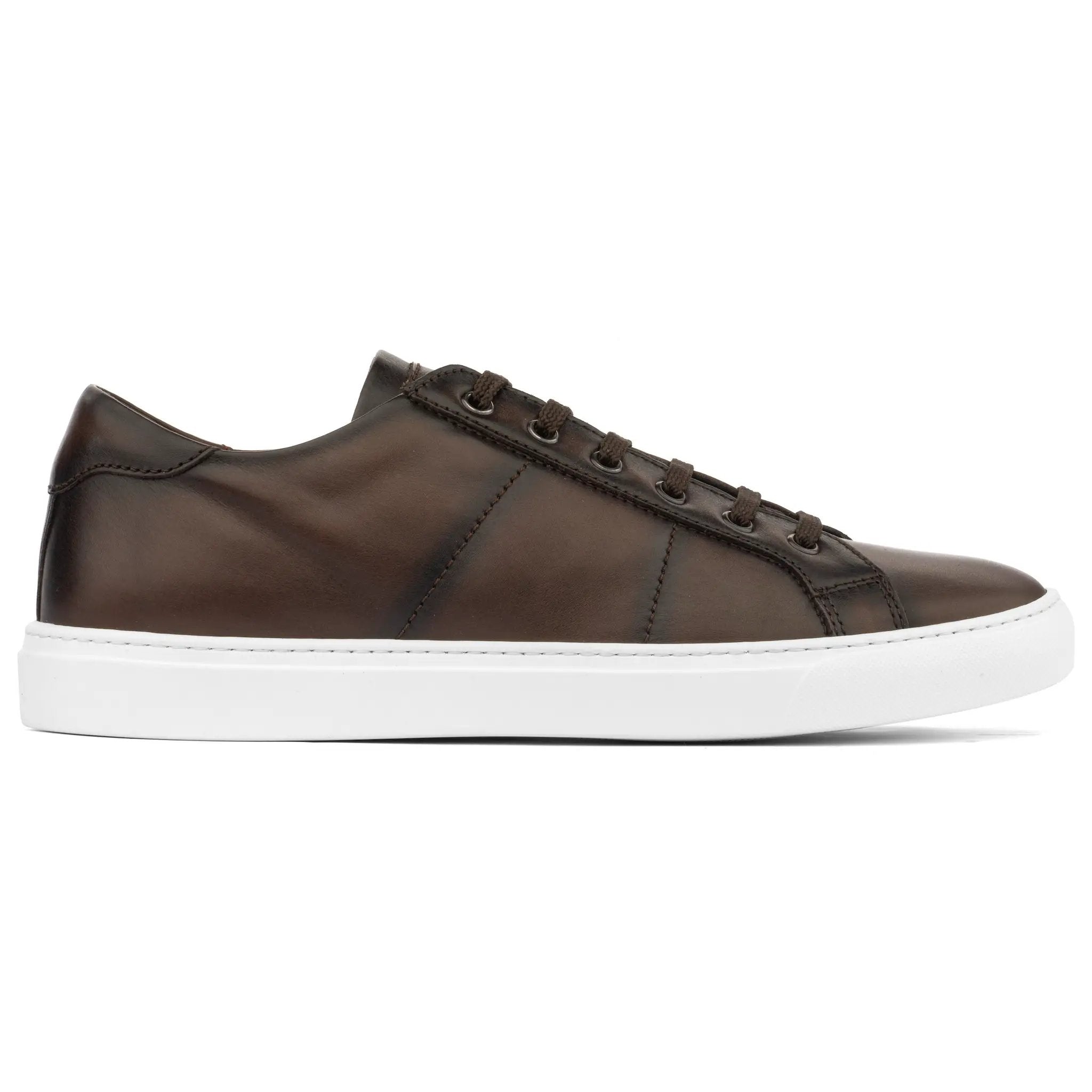 Colton Dark Brown Nappa Calf Sneaker by To Boot New York