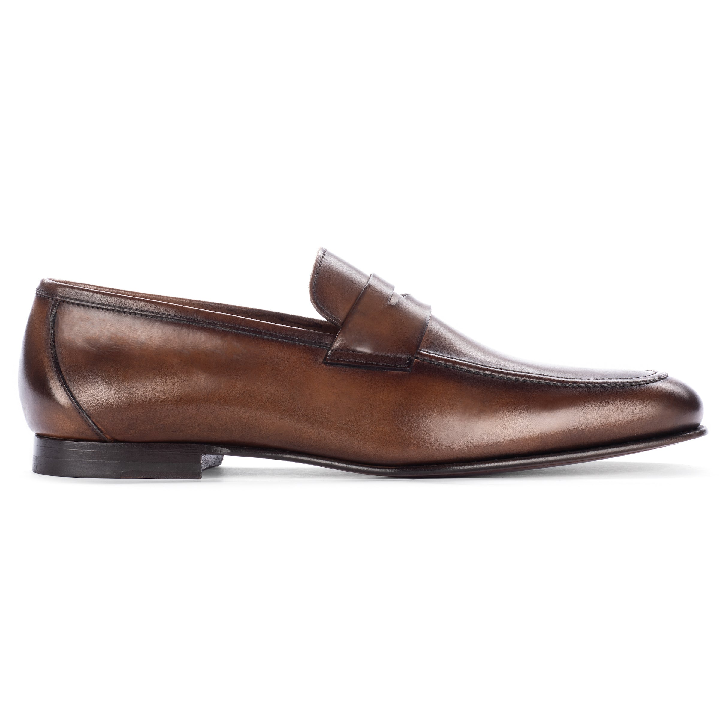 Aldrin Brown Calf Leather Penny Loafer
