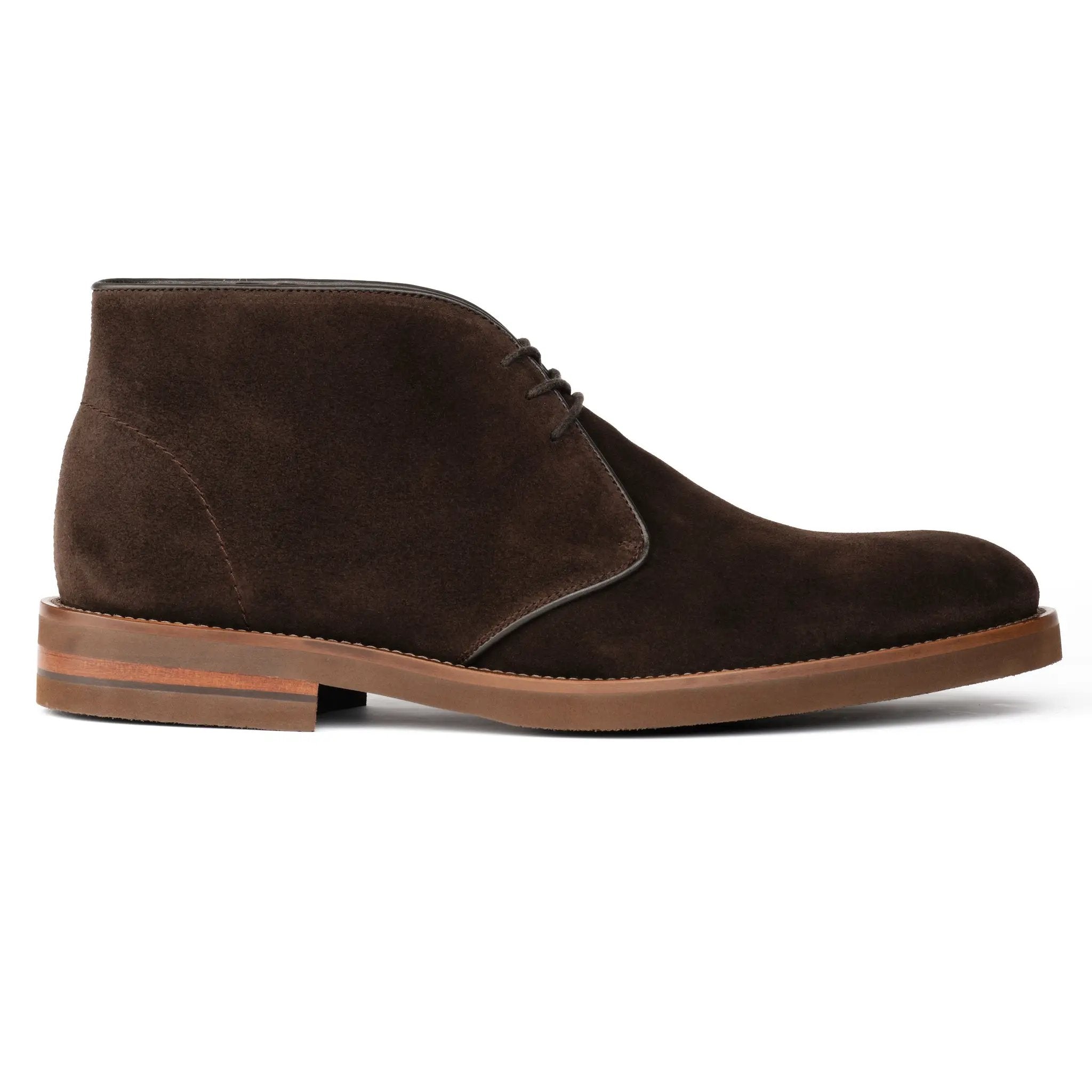 Monaco Dark Brown Suede Desert Boot by To Boot New York