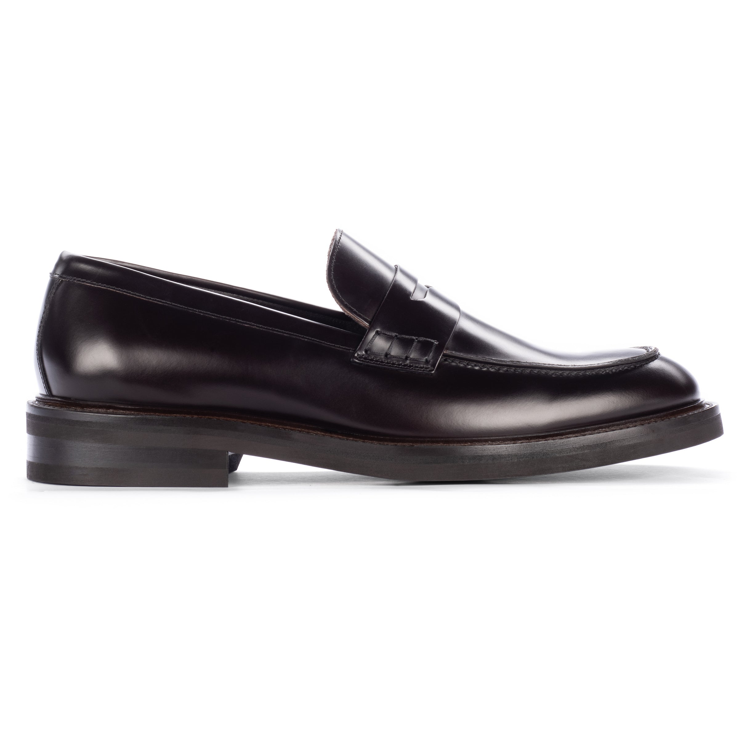 Balboa Dark Brown Penny Slip-On