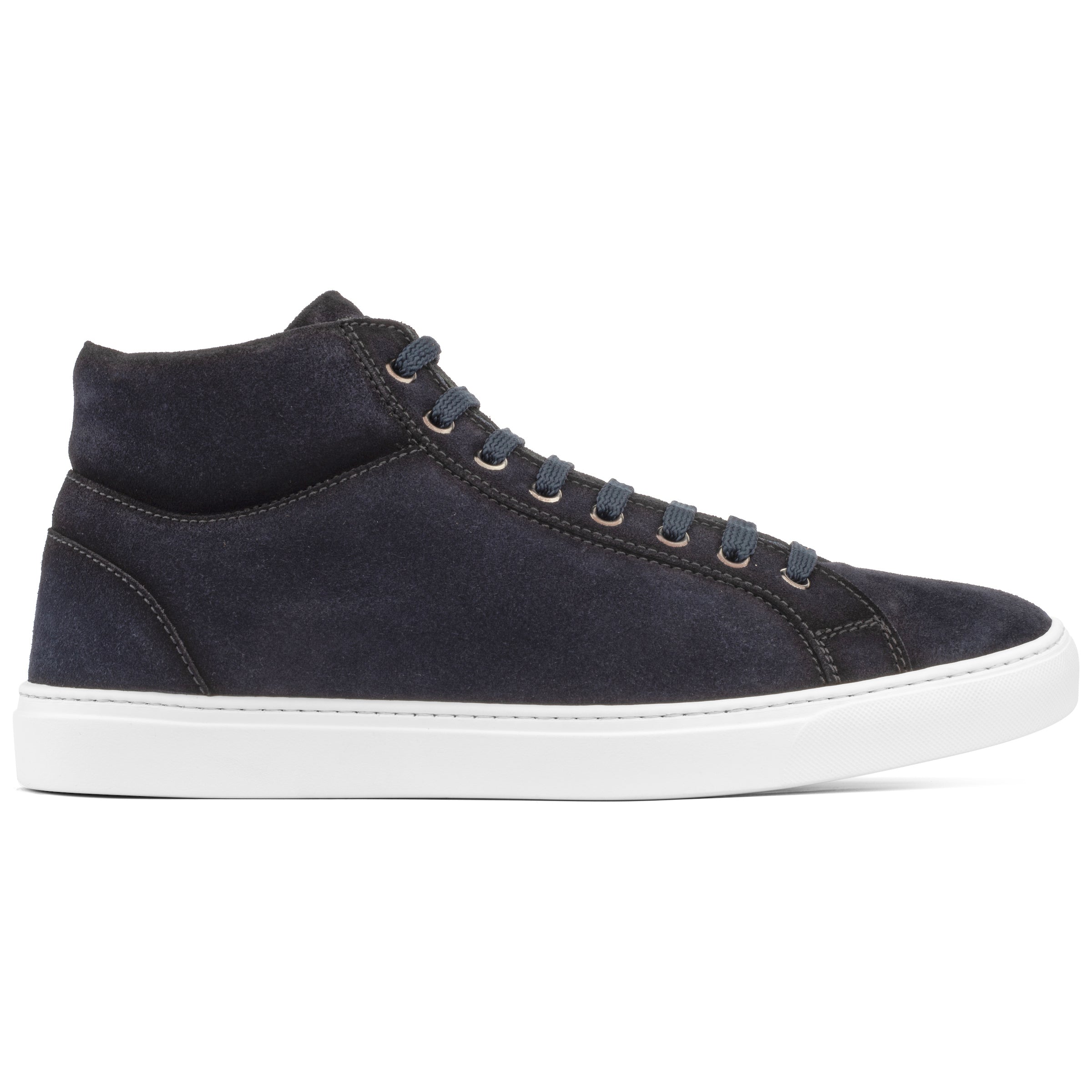 Luther Navy Blue Suede