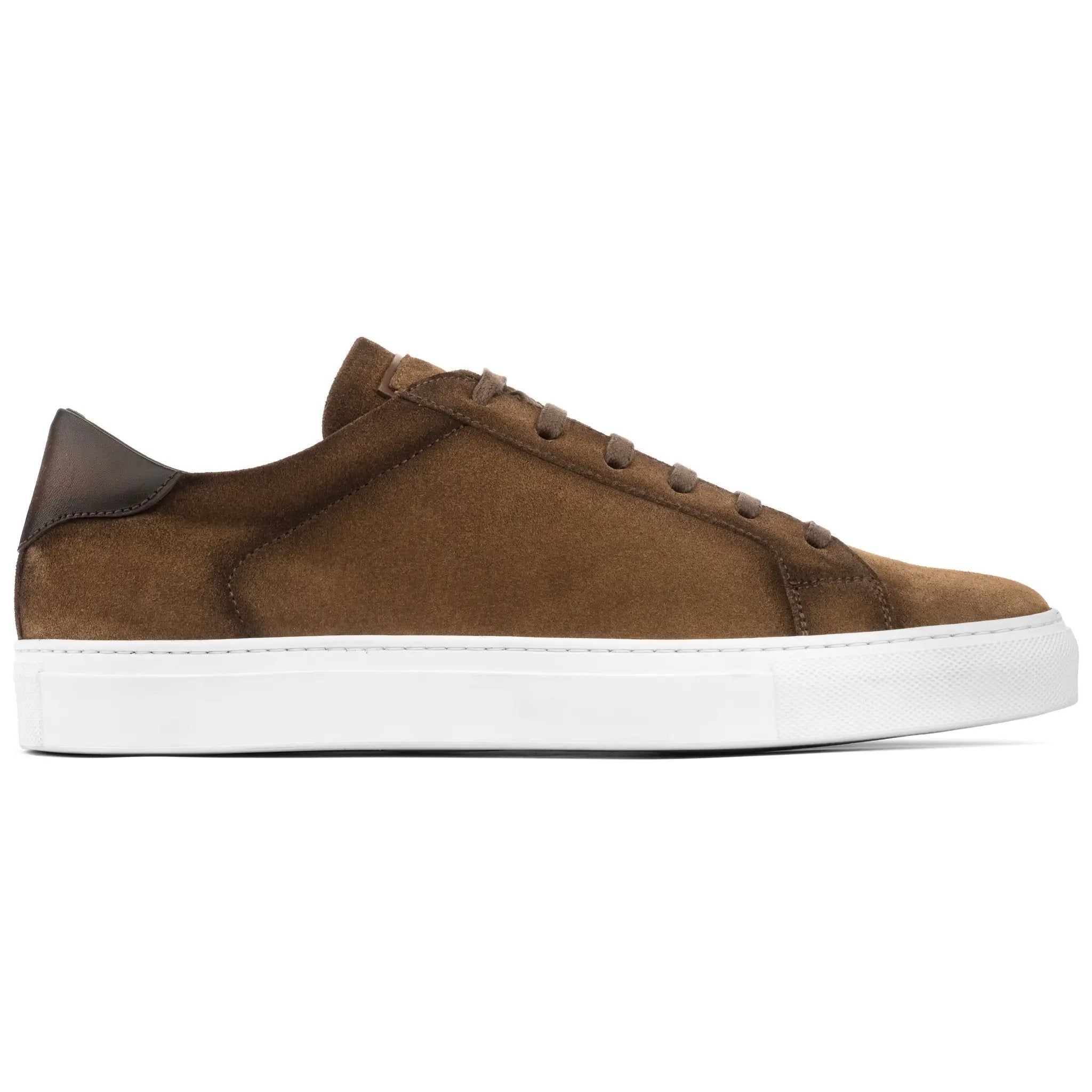 Derrick Mid Brown Suede Sneaker by To Boot New York