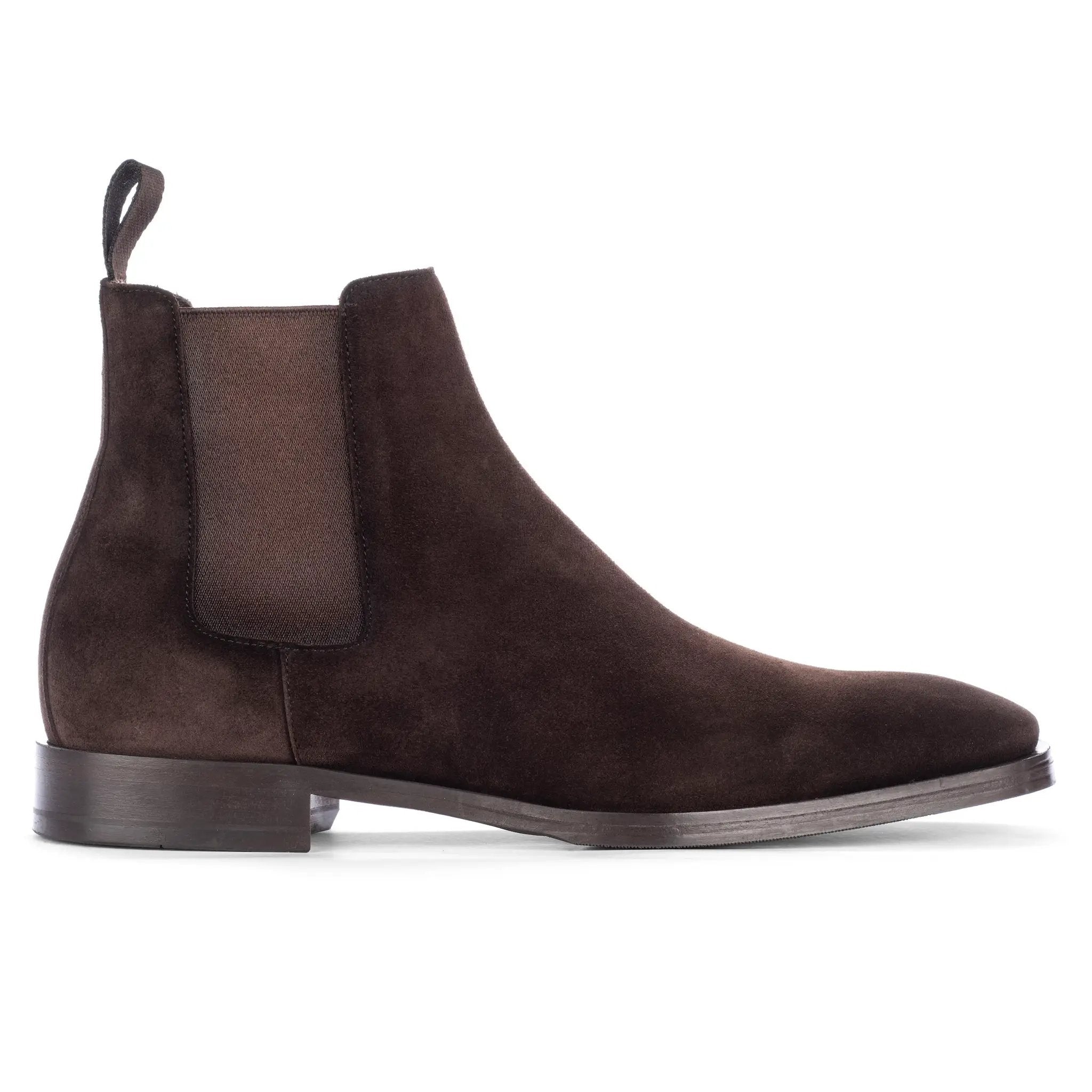 Christophe Dark Brown Suede Chelsea Boot by To Boot New York