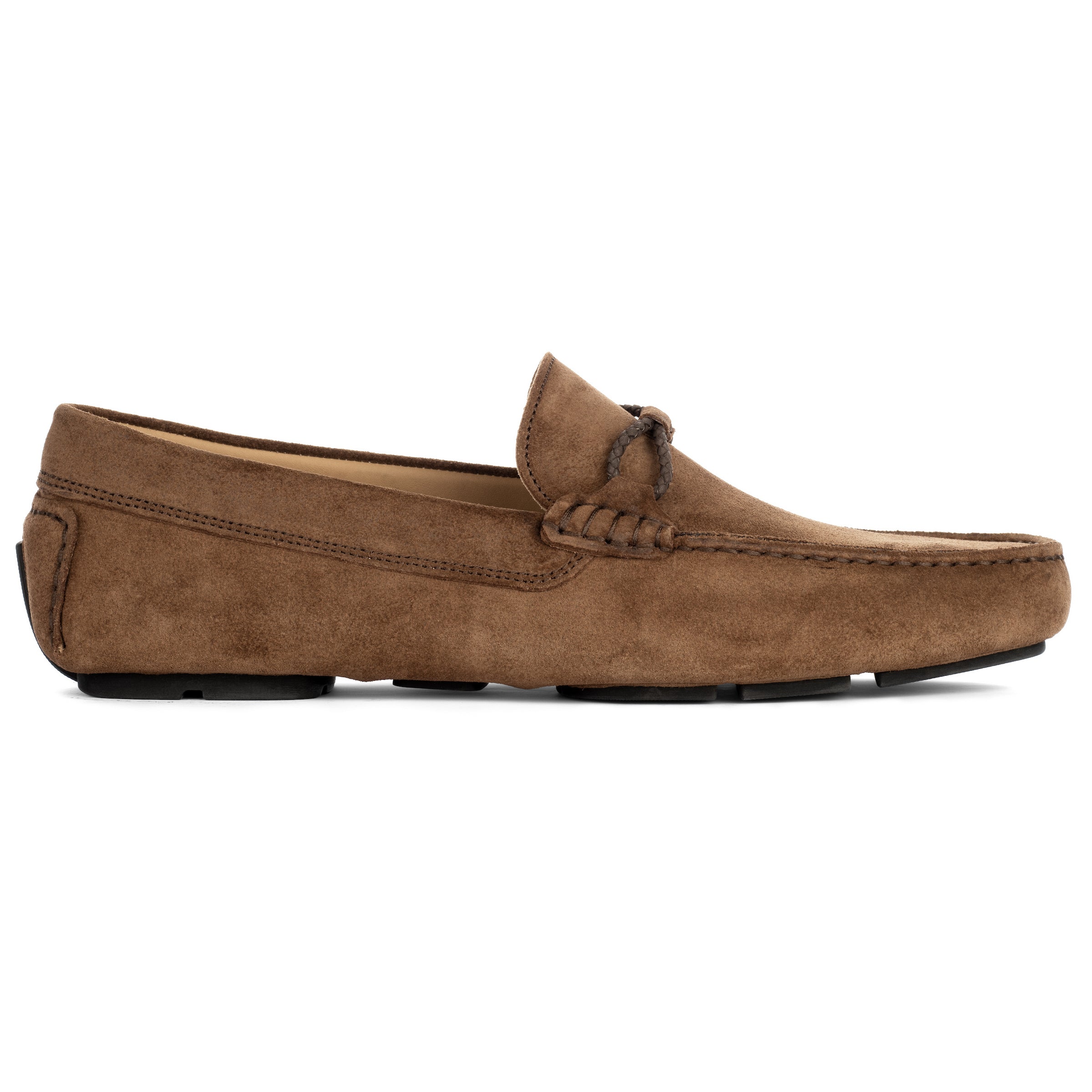 Marlin Mid Brown Suede Driving Shoe