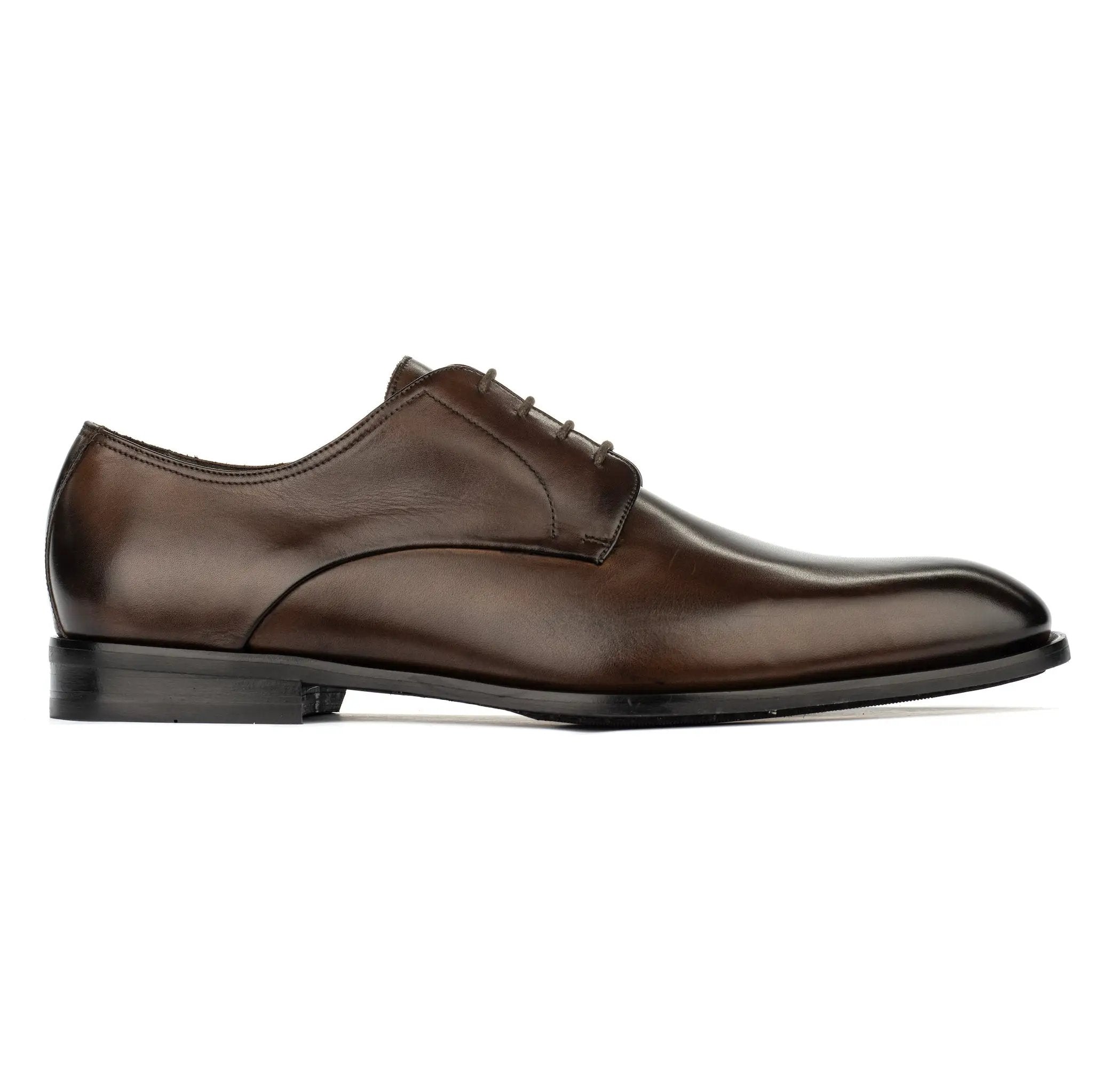Parsons Dark Brown Calf Leather Derby Oxford by To Boot New York