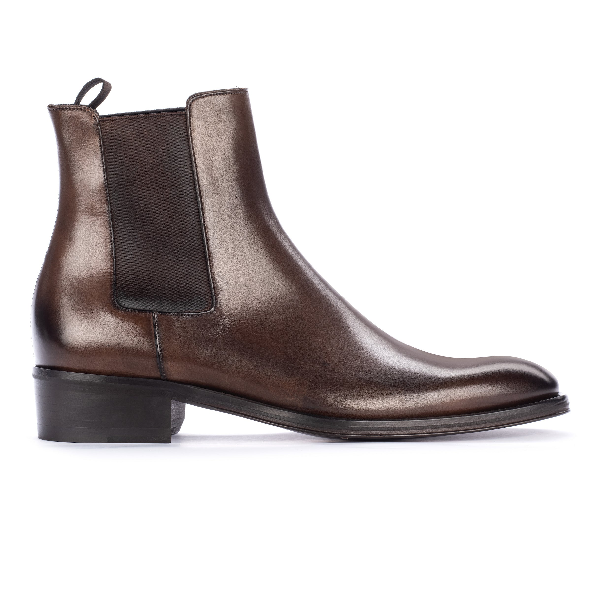 Erikson Coffee Brown Calf Leather Chelsea Boot