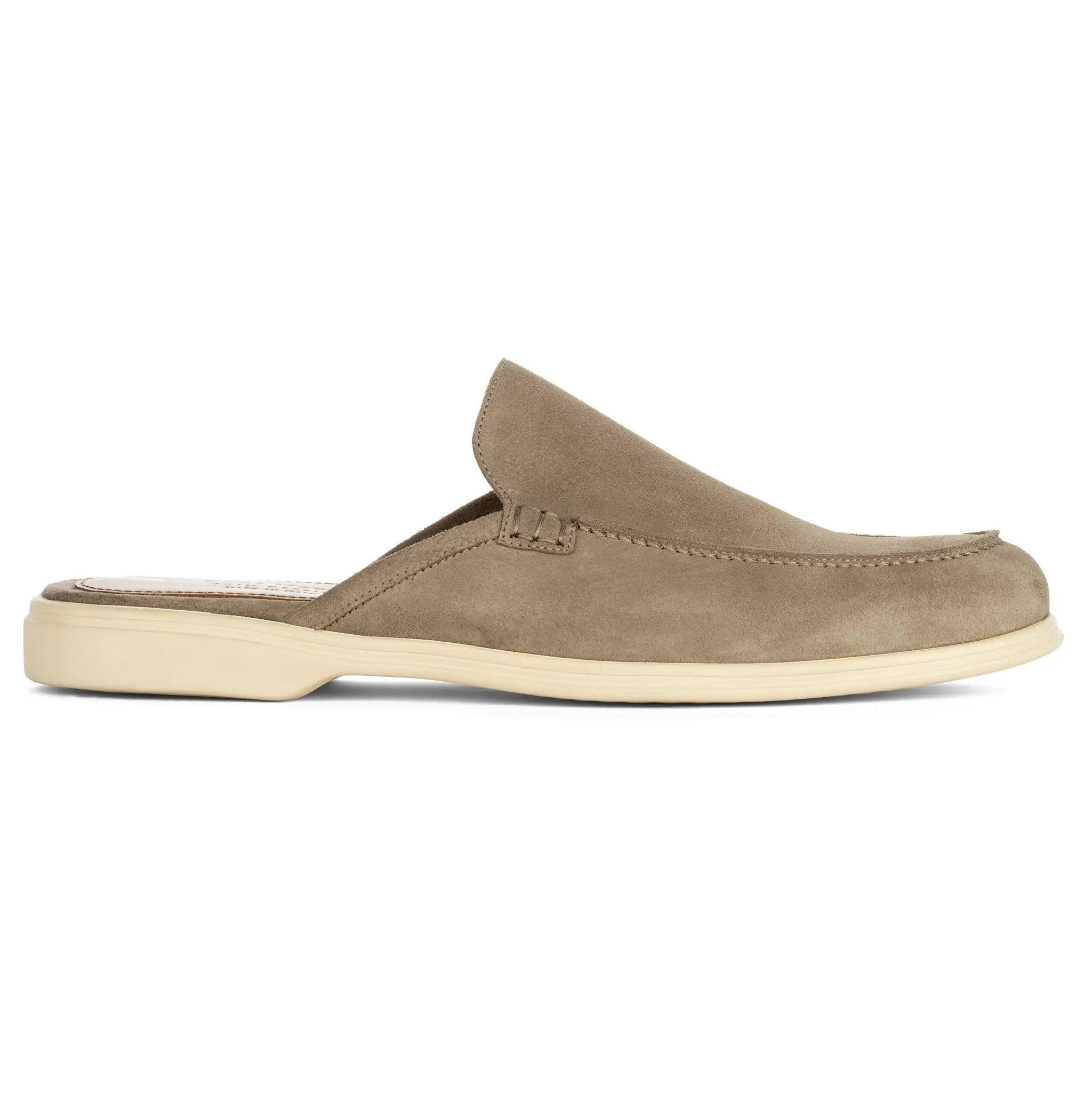 Montauk Taupe Suede Luxury Sabot Slip-On by To Boot New York