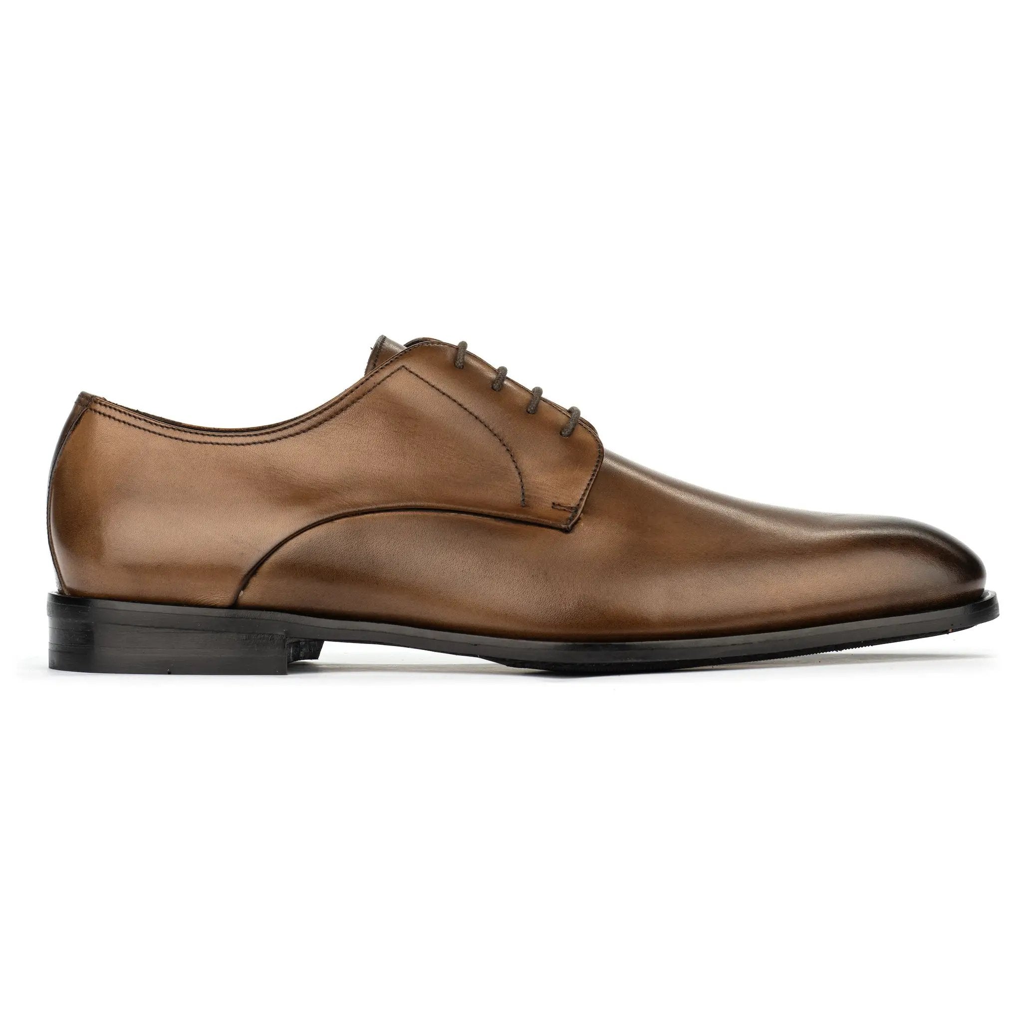 Parsons Medium Tan Calf Derby Oxford by To Boot New York