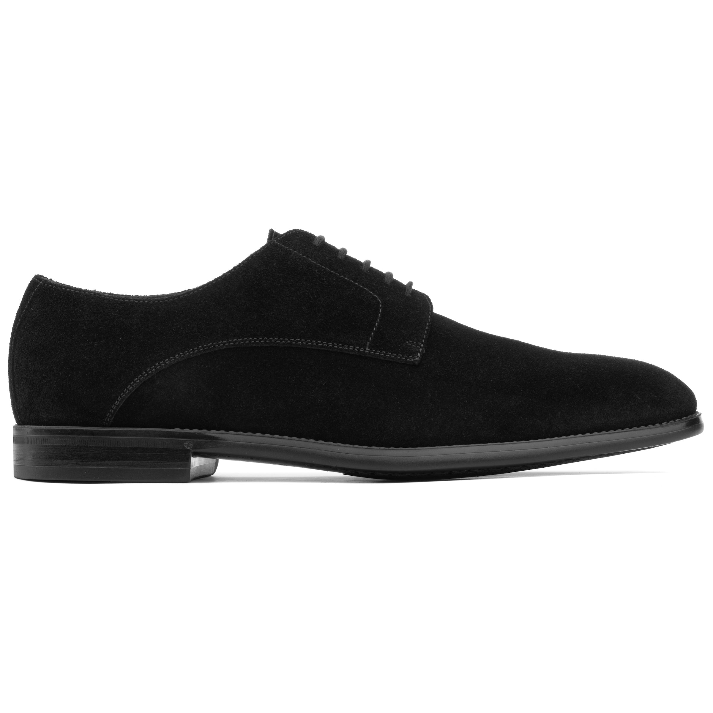 Amedeo Black Suede Derby