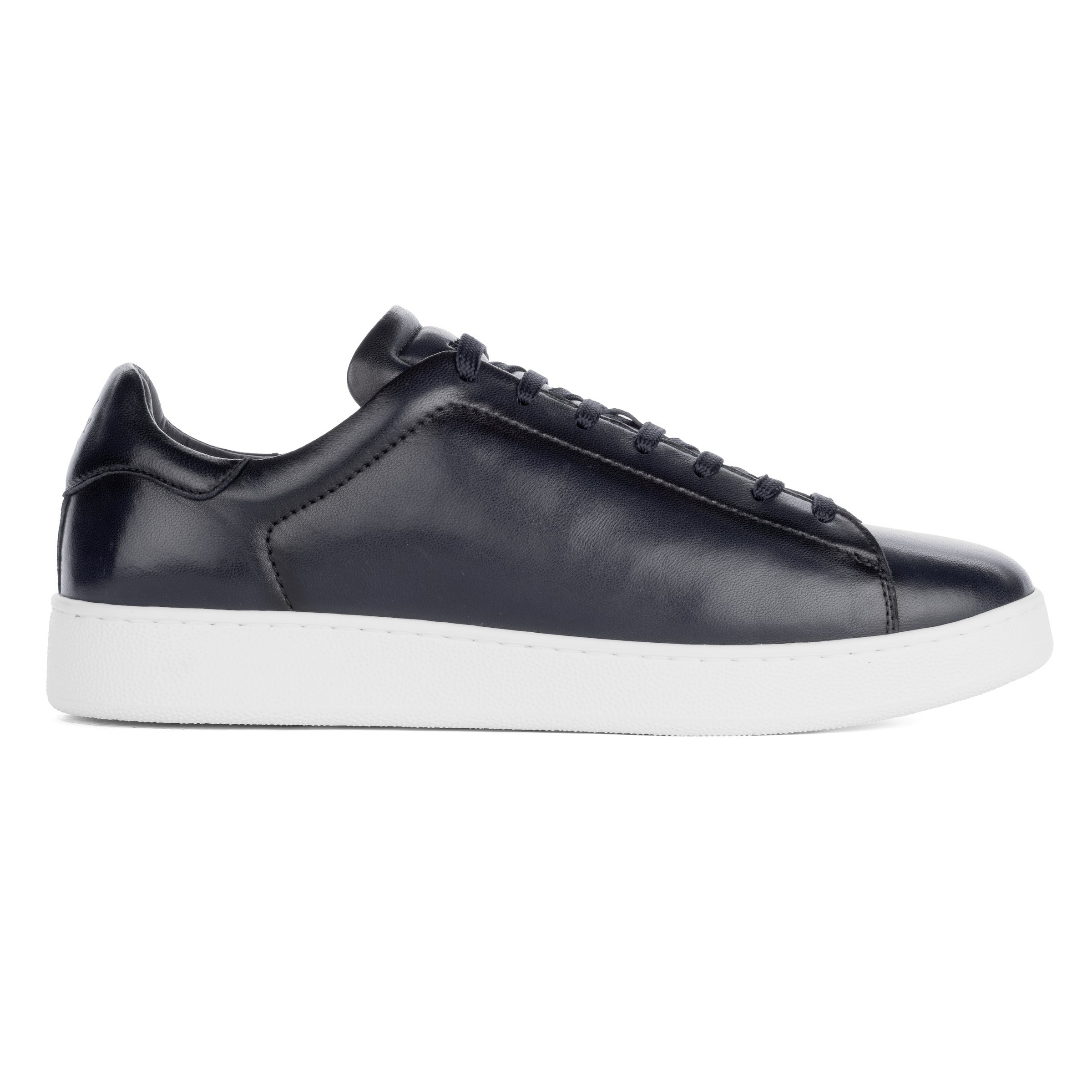 Randolph Navy Nappa Soft Calf Leather Sneaker