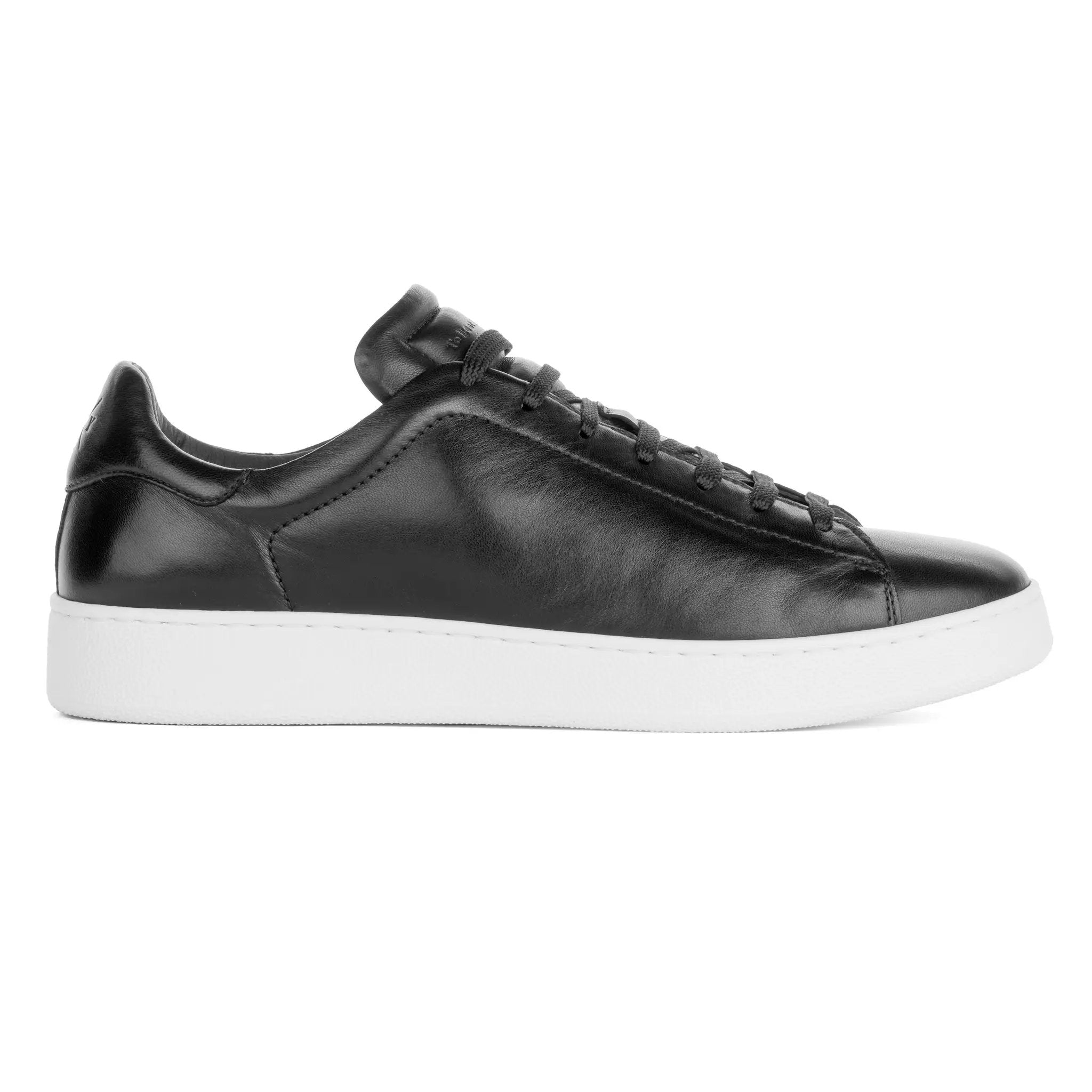 Randolph Black Nappa Soft Calf Leather Sneaker by To Boot New York