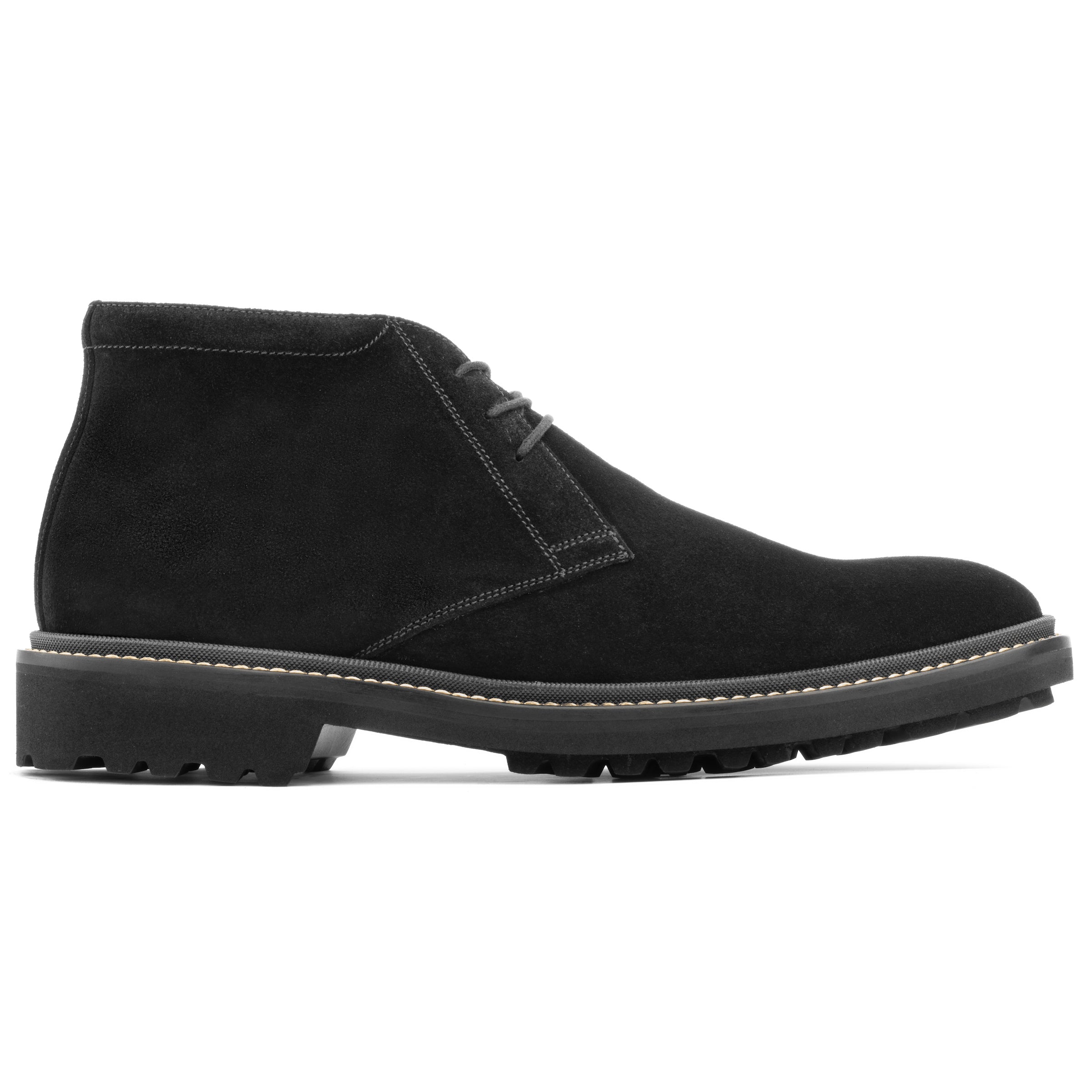 Javier Black Suede Desert Boot