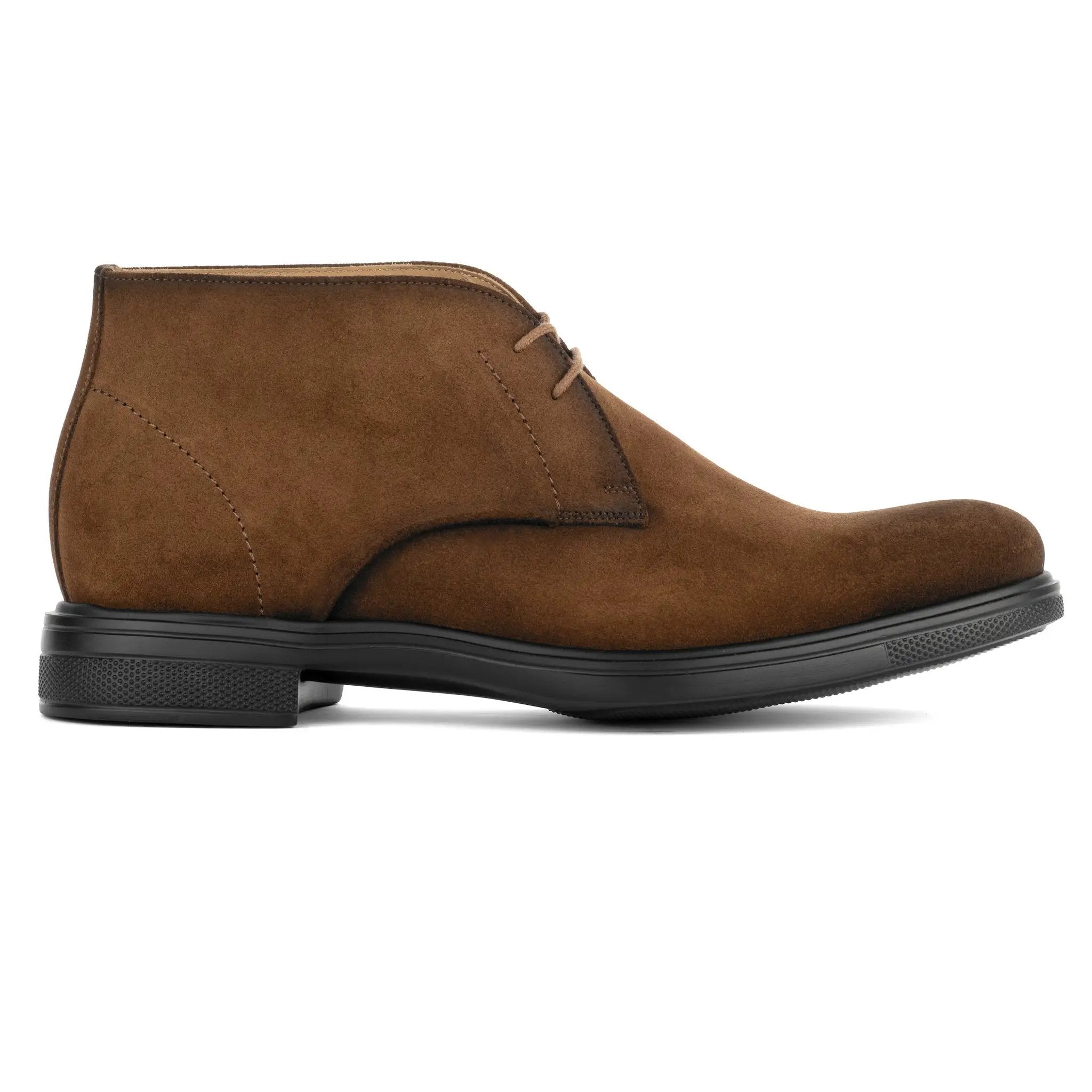 Henderson Mid Brown Weather-Repellent Suede Chukka Boot by To Boot New York