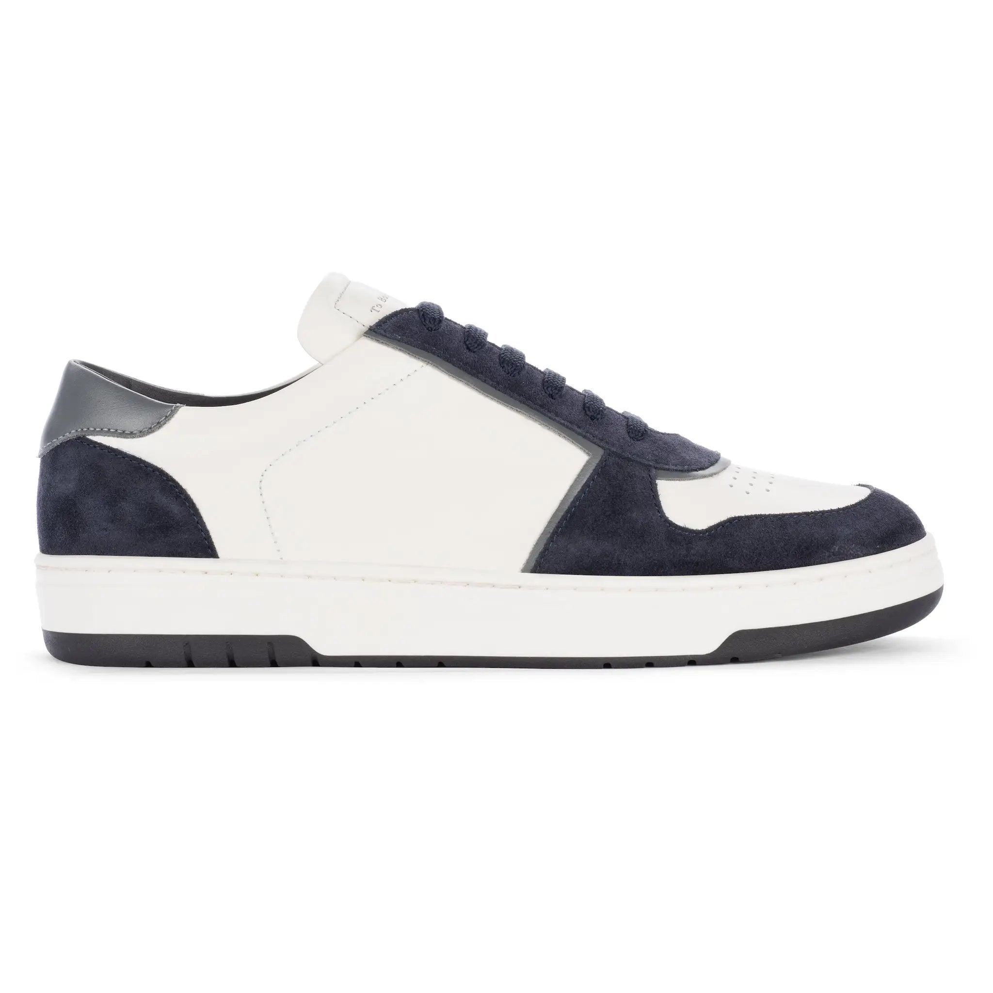 Lennon White/Navy/Grey Court Sneaker by To Boot New York