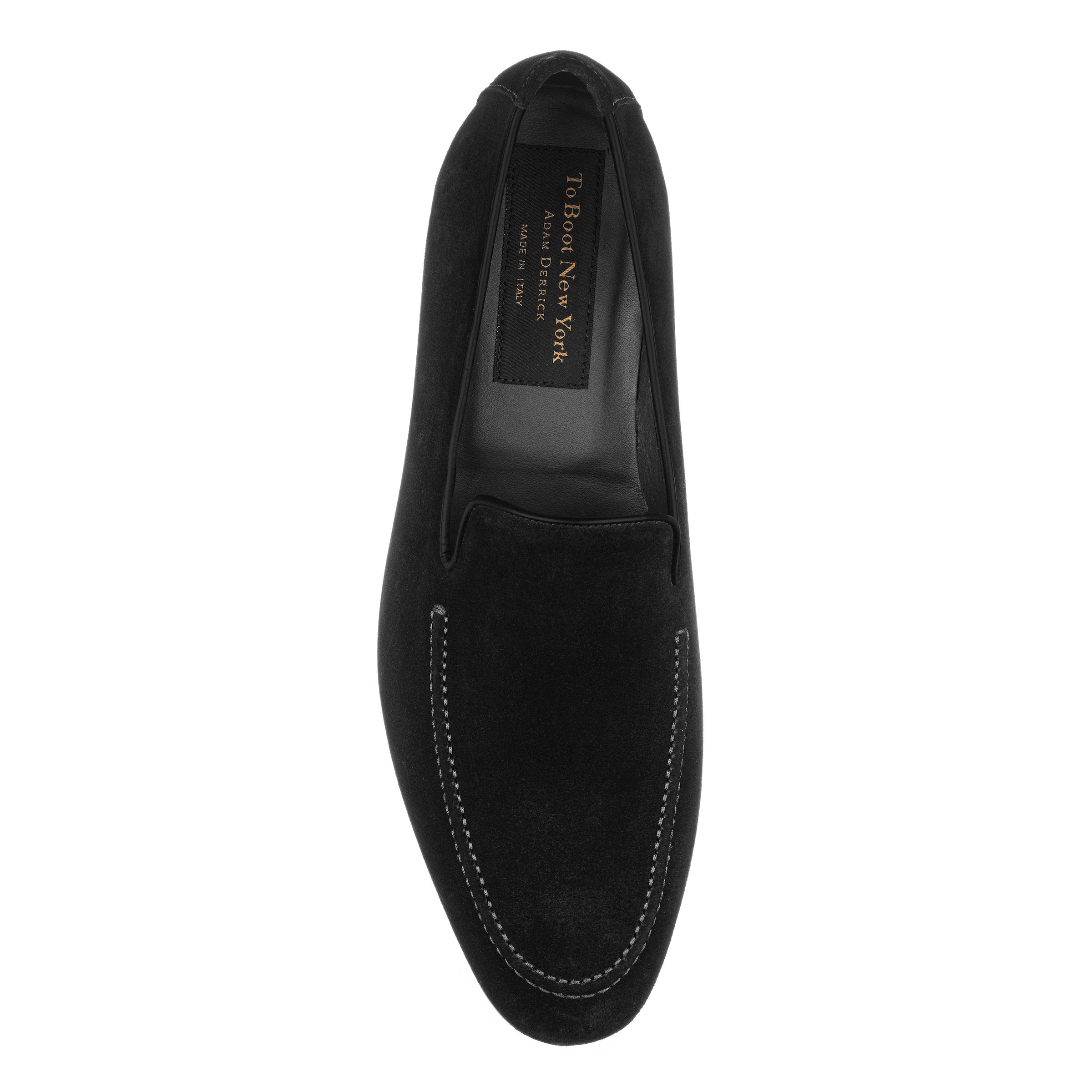 Beamon Black Suede Slip on