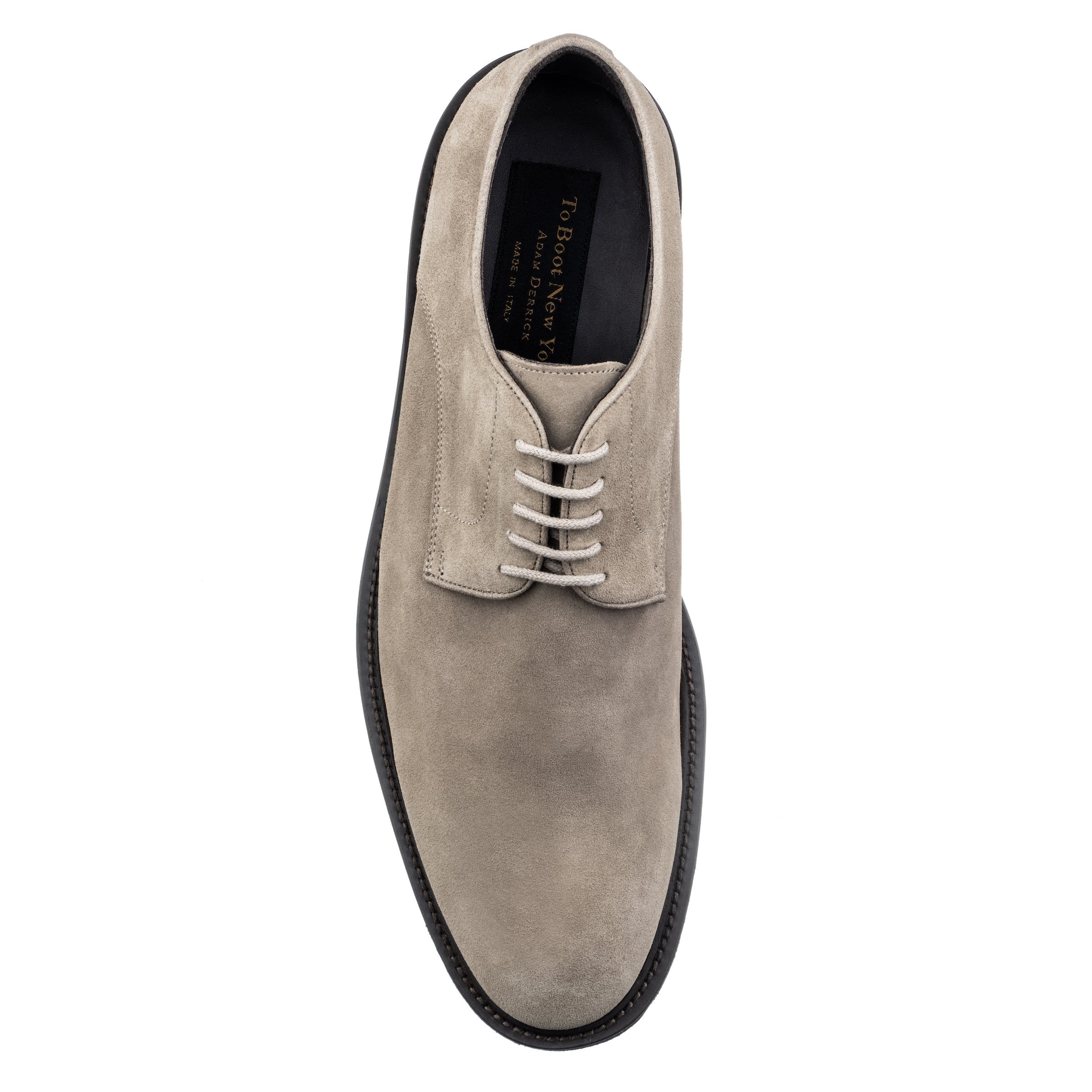Moore Taupe Suede Derby Oxford