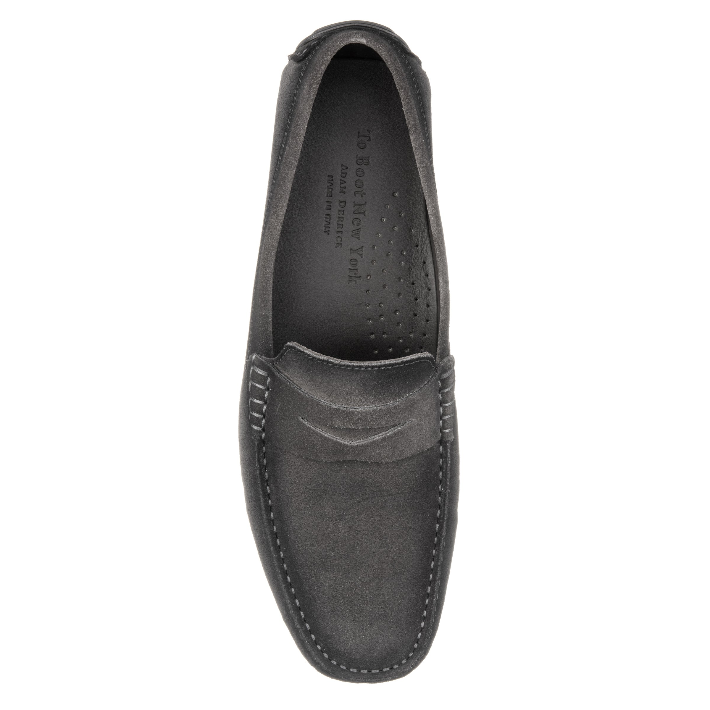 Adelaide Grey Aero Suede Driving Shoe
