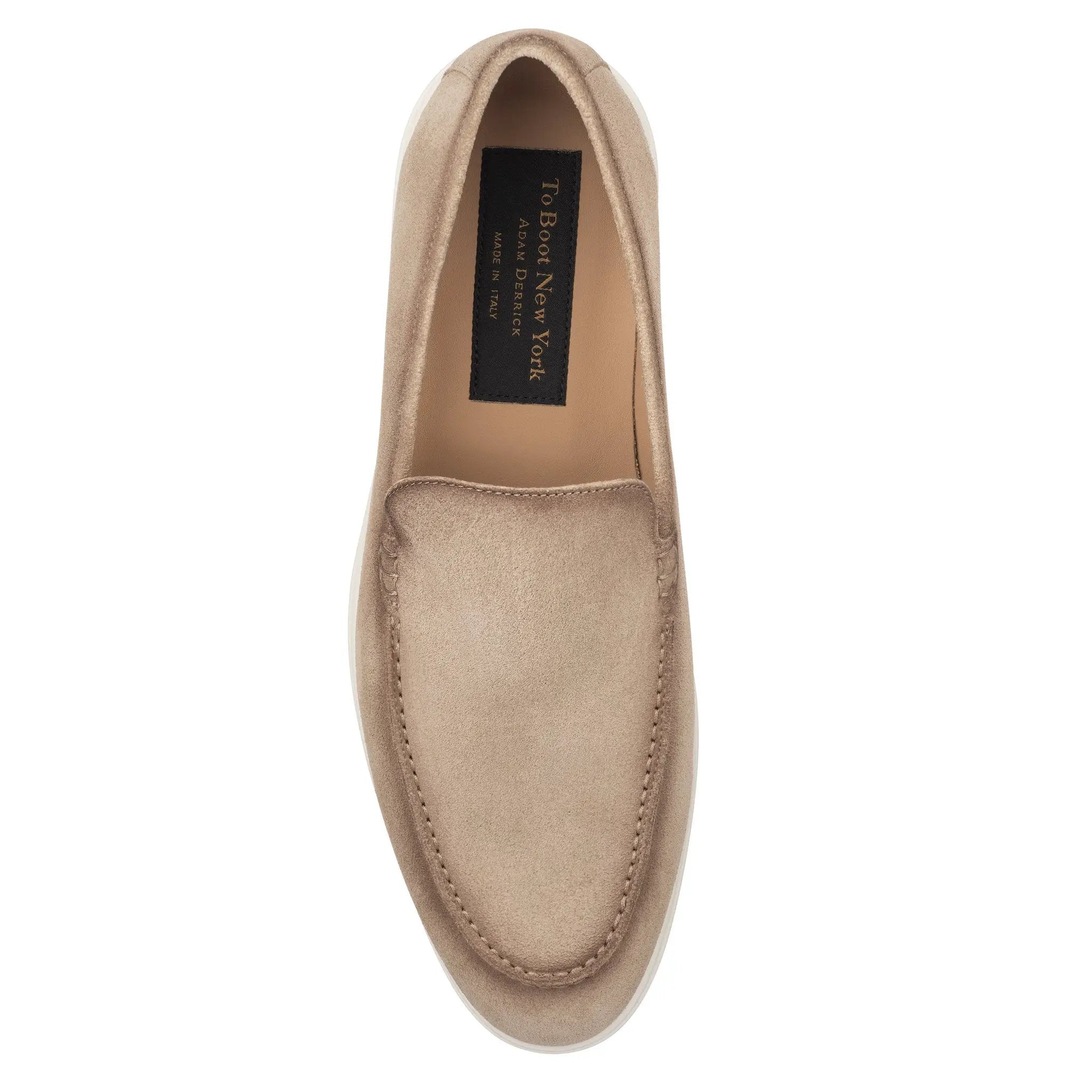 Montage Taupe Suede Slip-On Loafer by To Boot New York