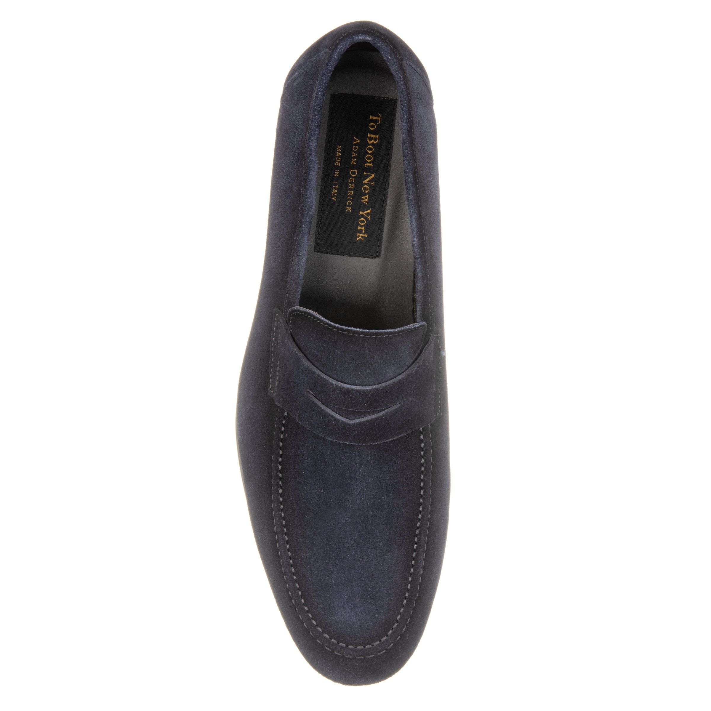 Aldrin Navy Aero Suede Penny Loafer