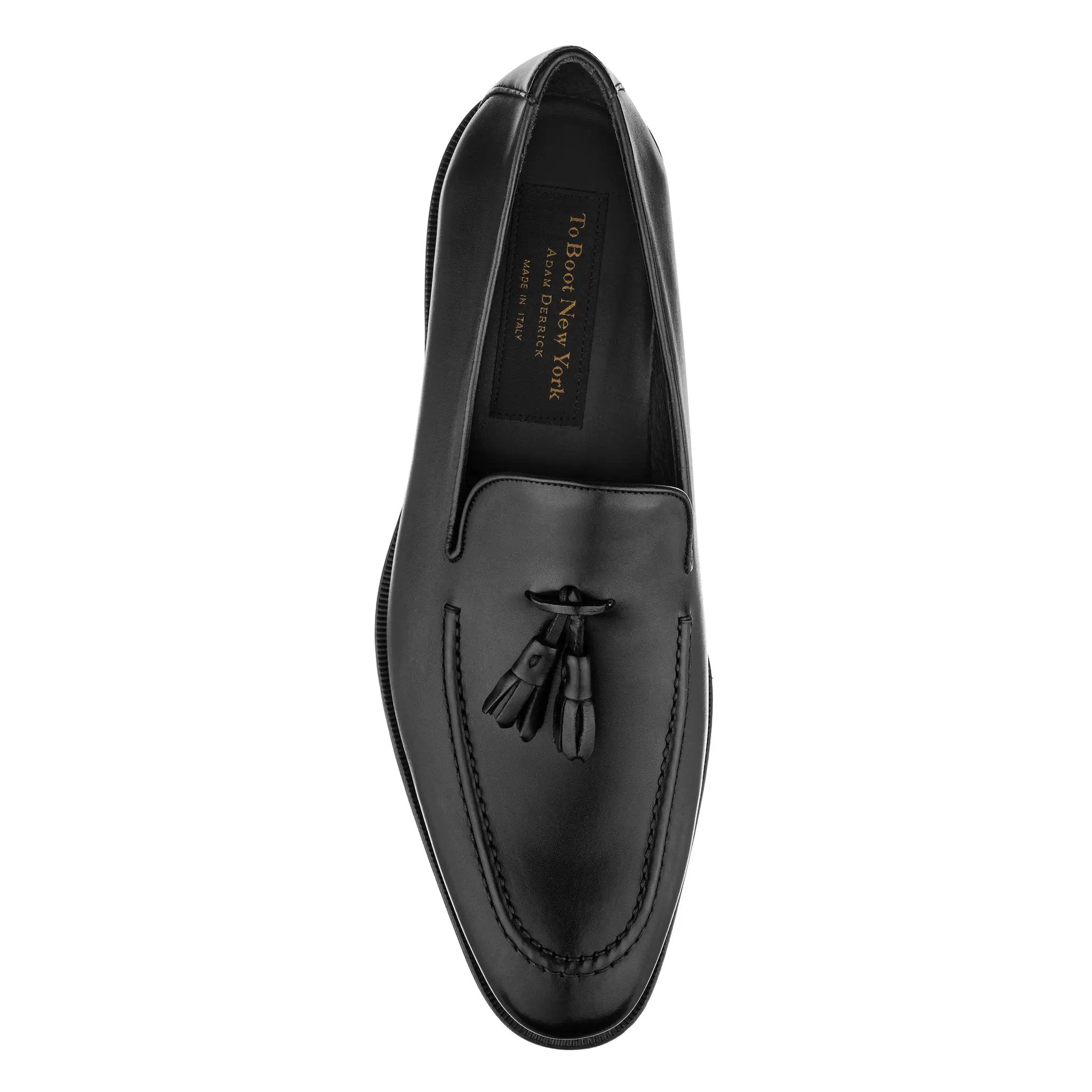 Maurizio Black Calf Tassel Loafer by To Boot New York