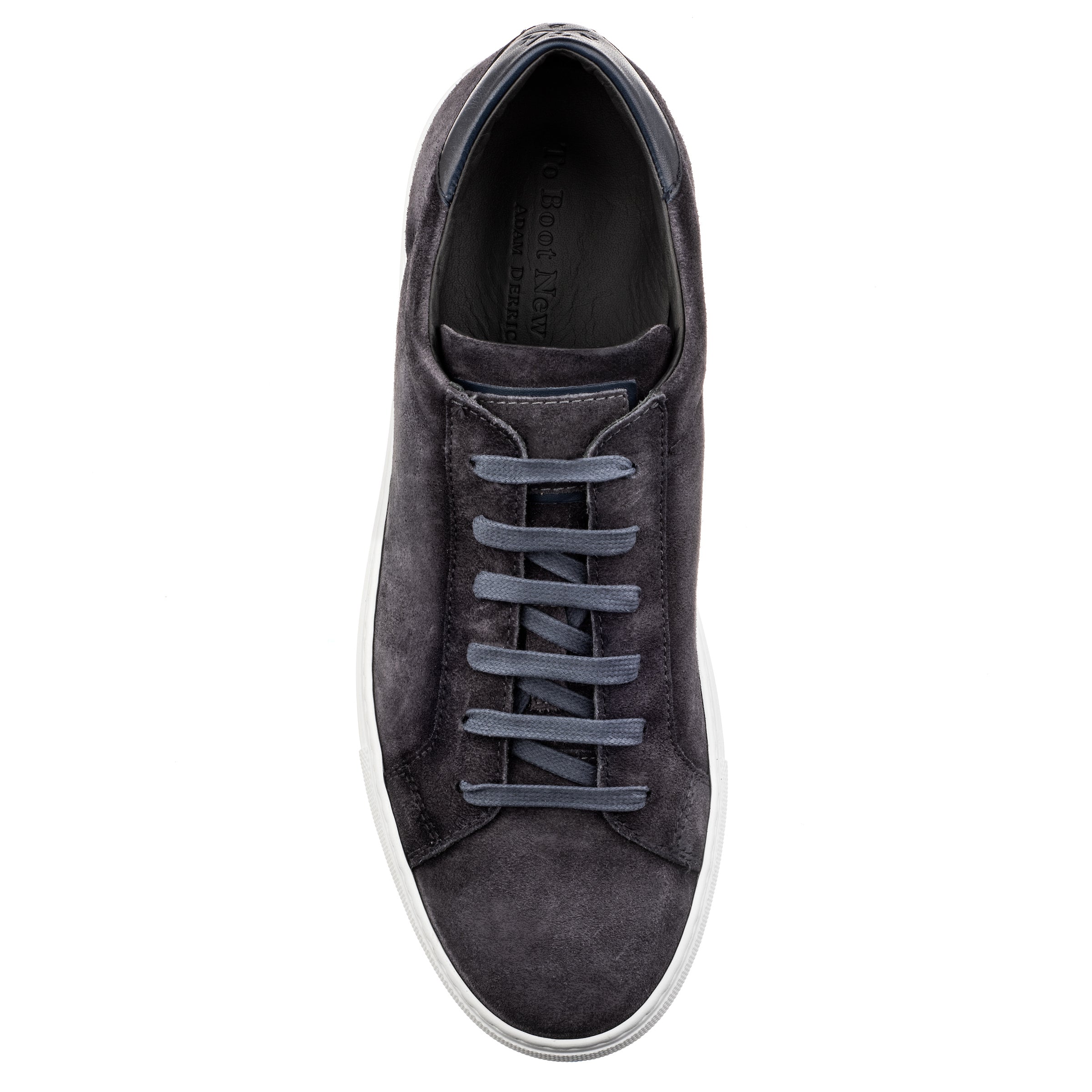 Derrick Slate Blue Suede Sneaker