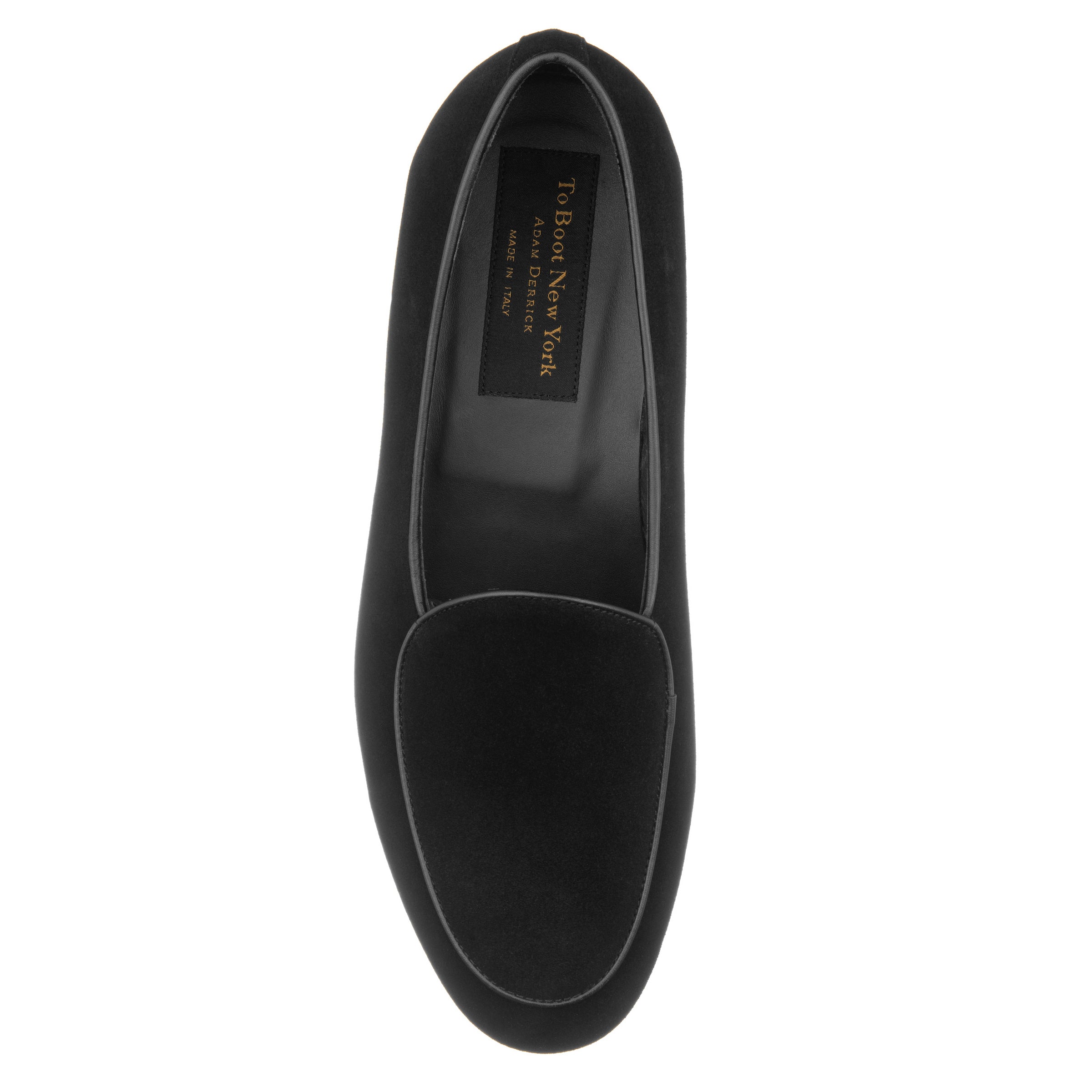 Gallagher Black Suede Belgian Loafer