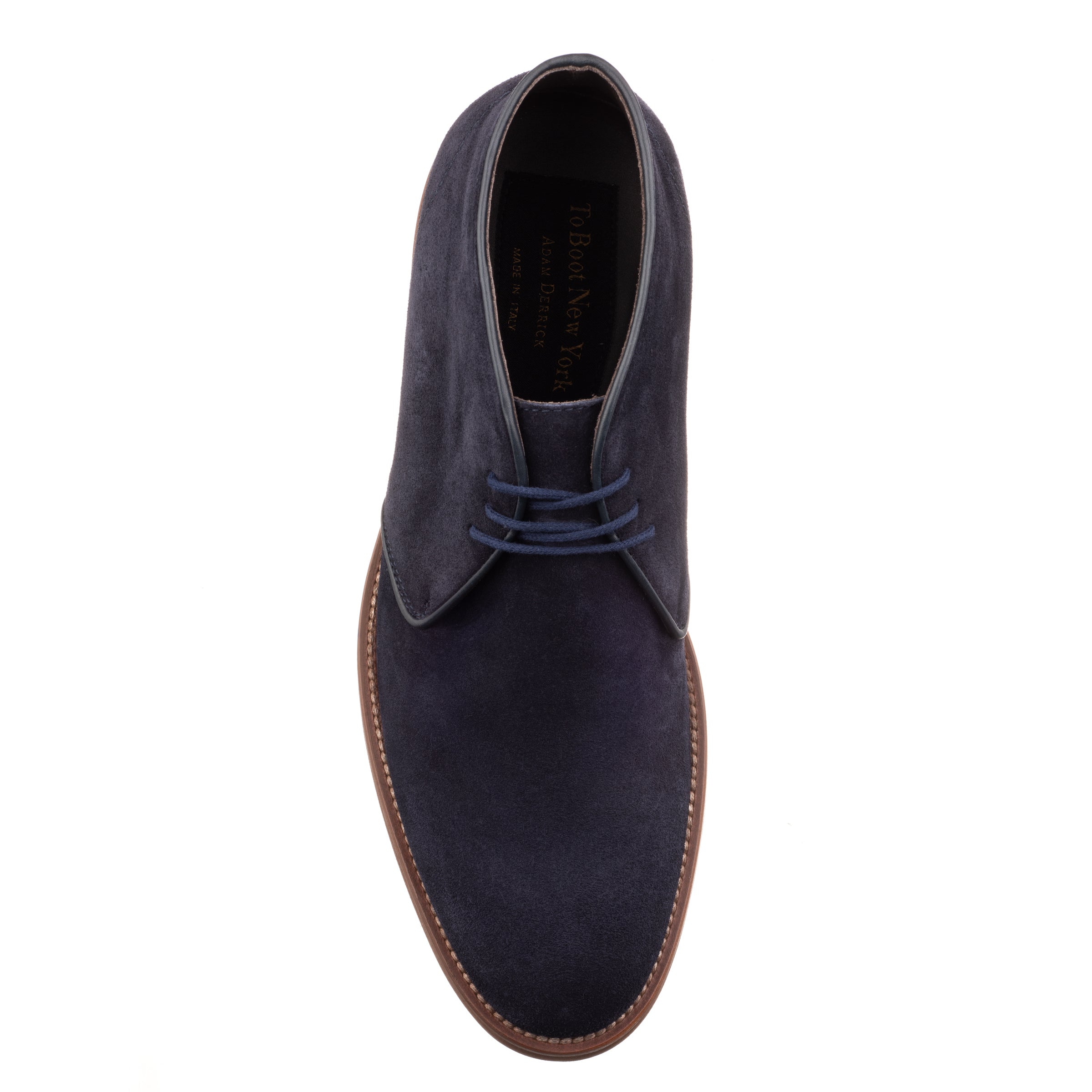 Monaco Navy Suede Chukka Boot