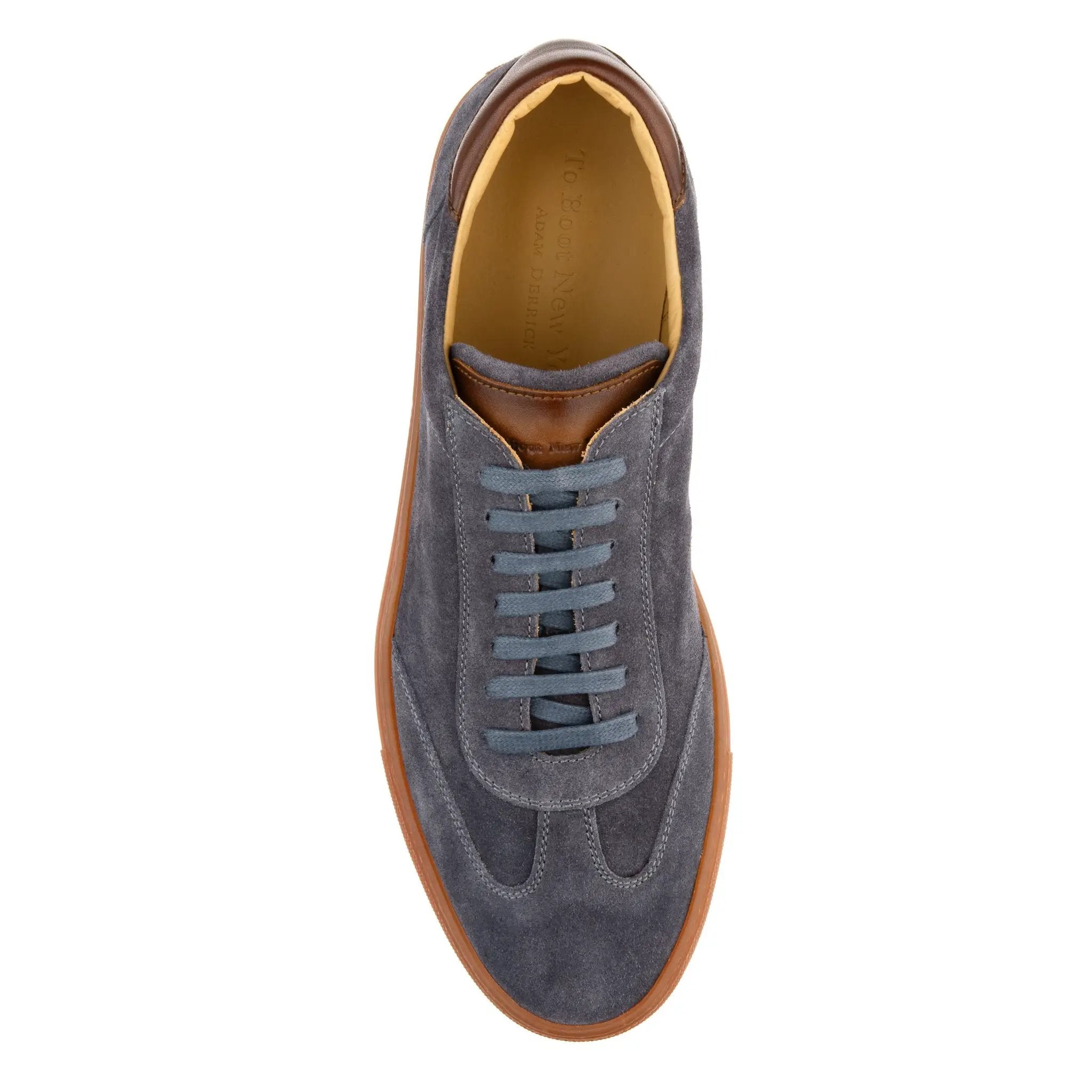 Brio Slate Blue Suede Sneaker by To Boot New York