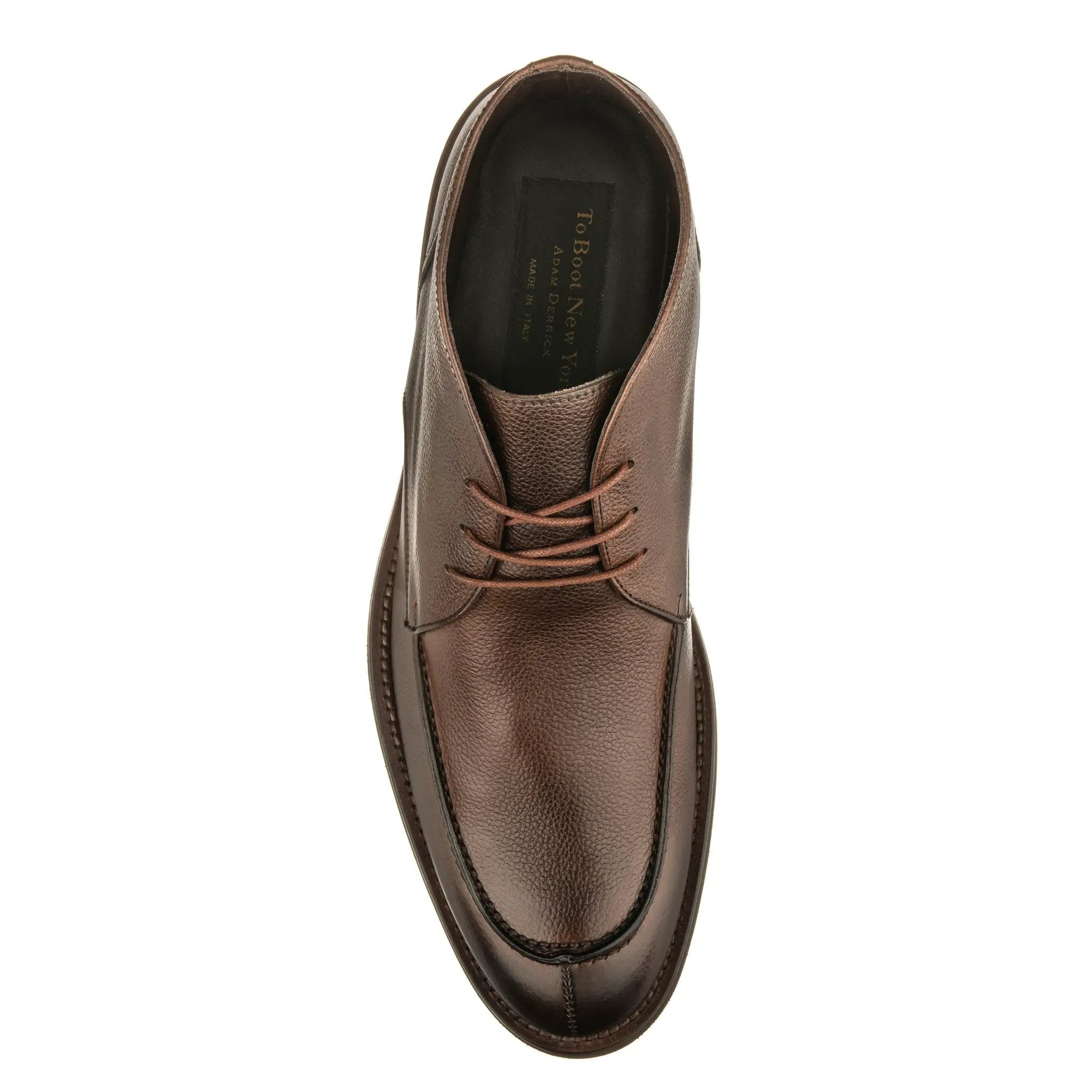 Hays Brown Grain Lace-Up Chukka Boot by To Boot New York