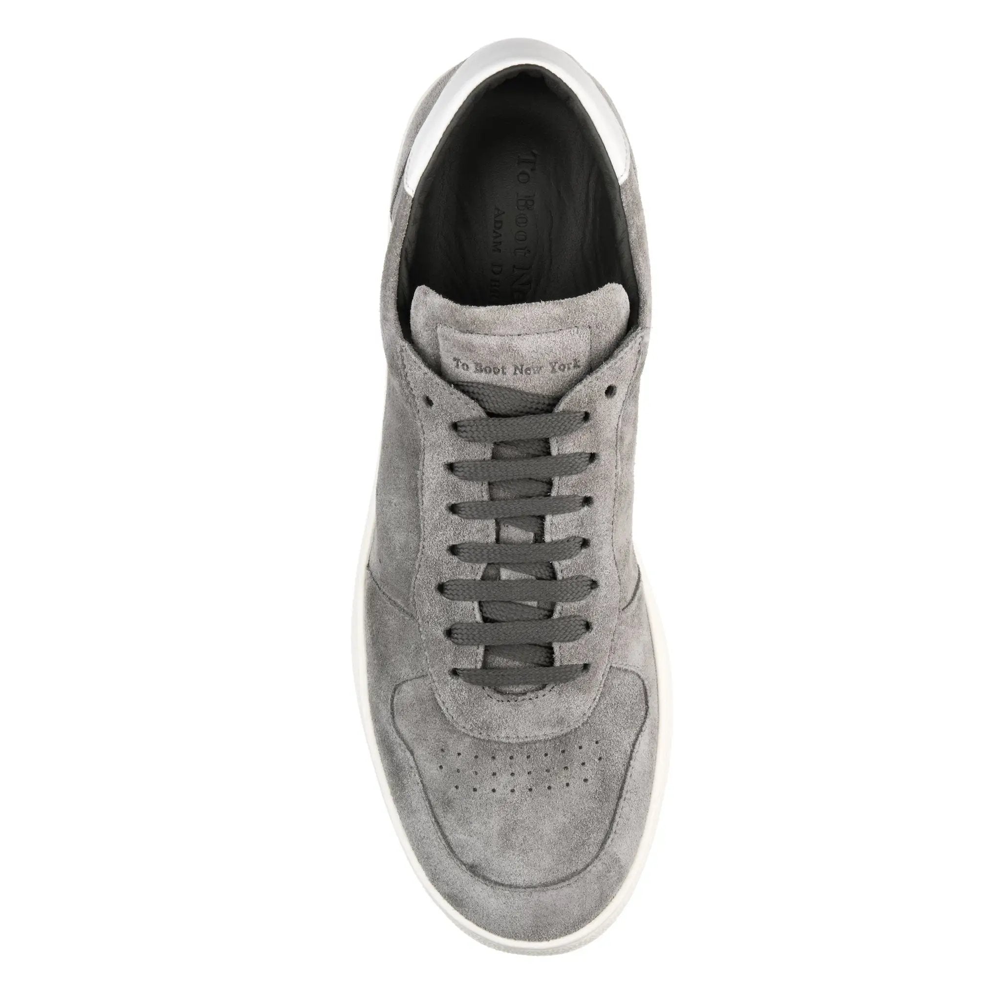 Middleton Grey Suede/White Sneaker by To Boot New York