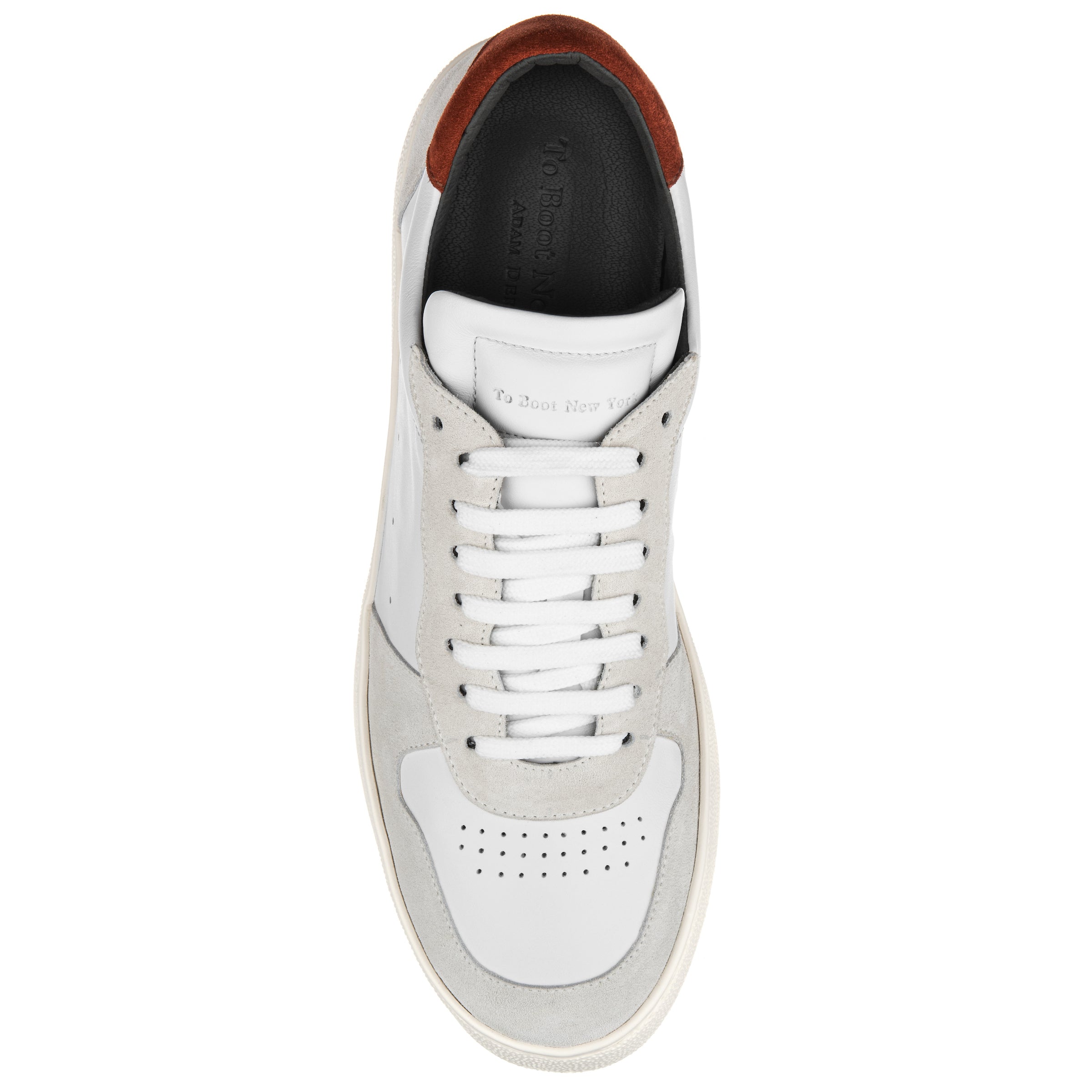 Middleton White Calf Court Sneaker