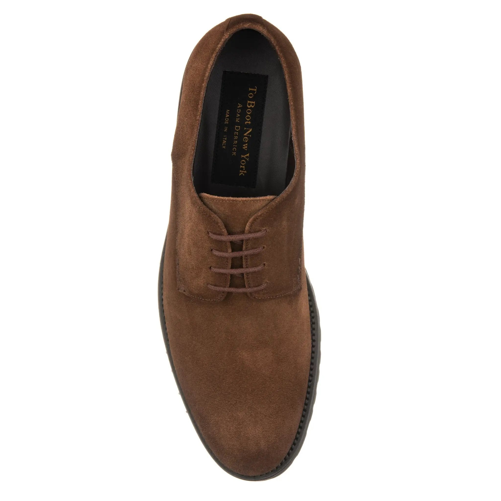 Parkrose Brown Suede Derby Oxford by To Boot New York
