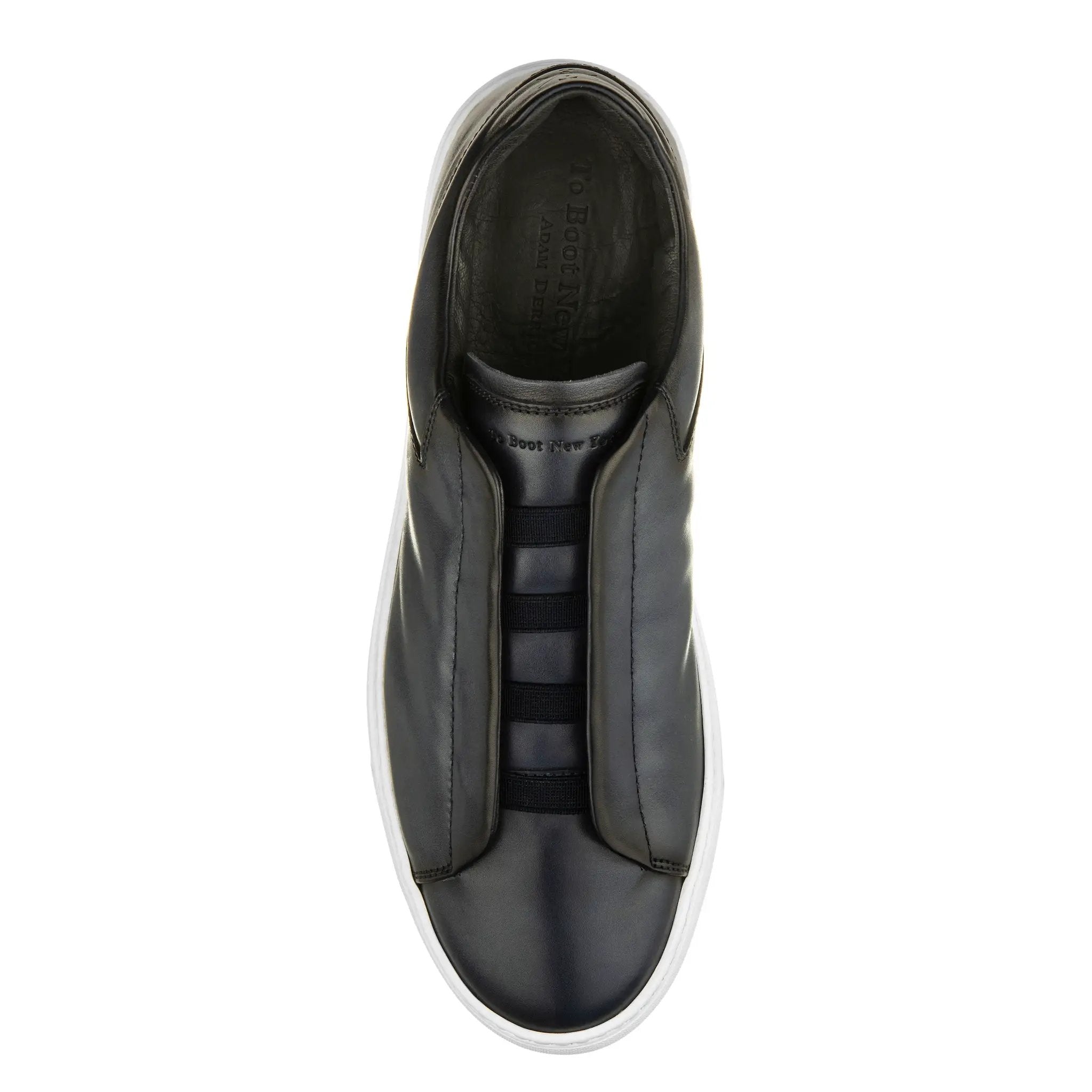 Ainsworth Blue Nappa Elastic Slip on Sneaker by To Boot New York