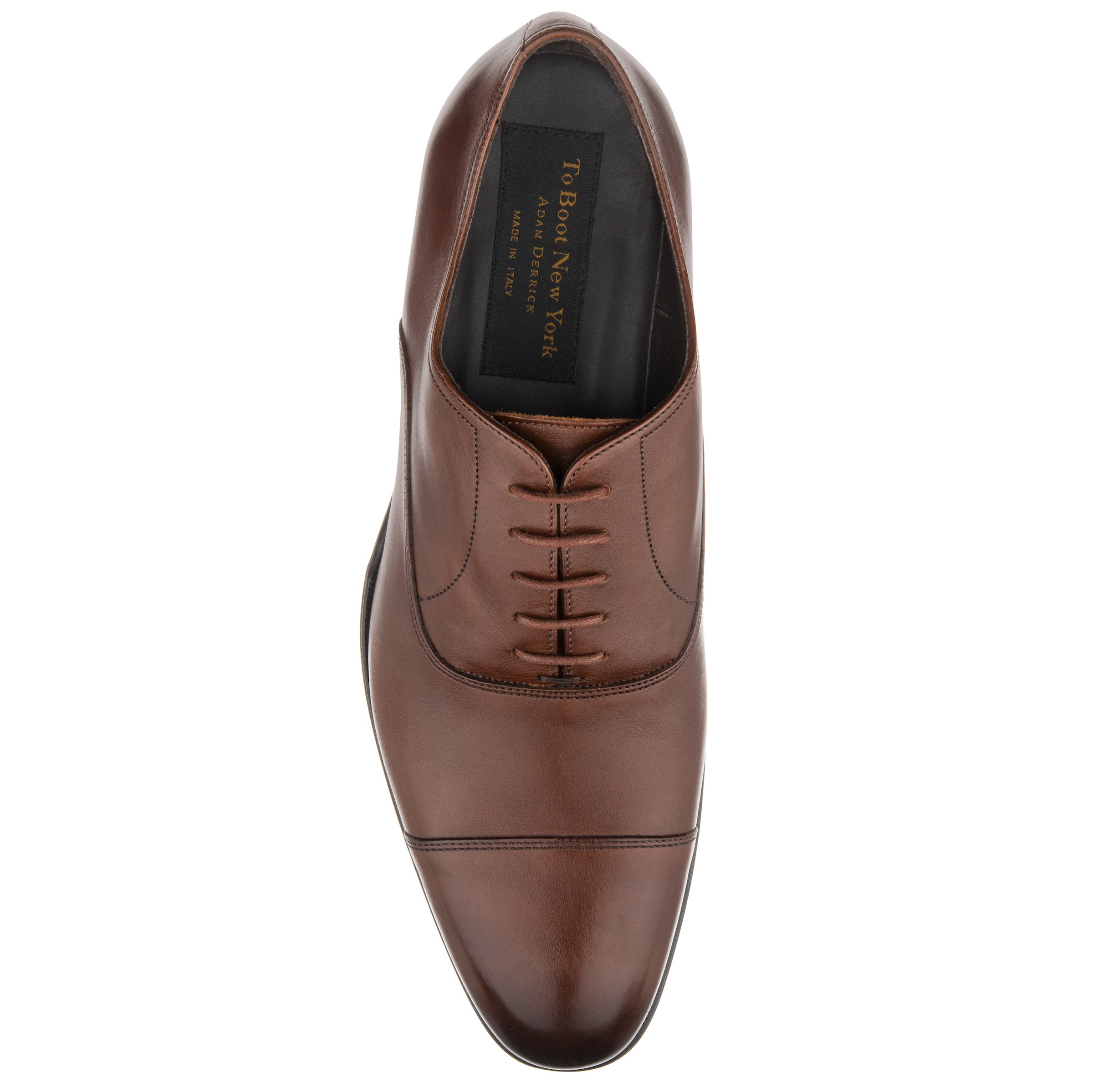 Nico Burnished Brown Cap Toe Oxford