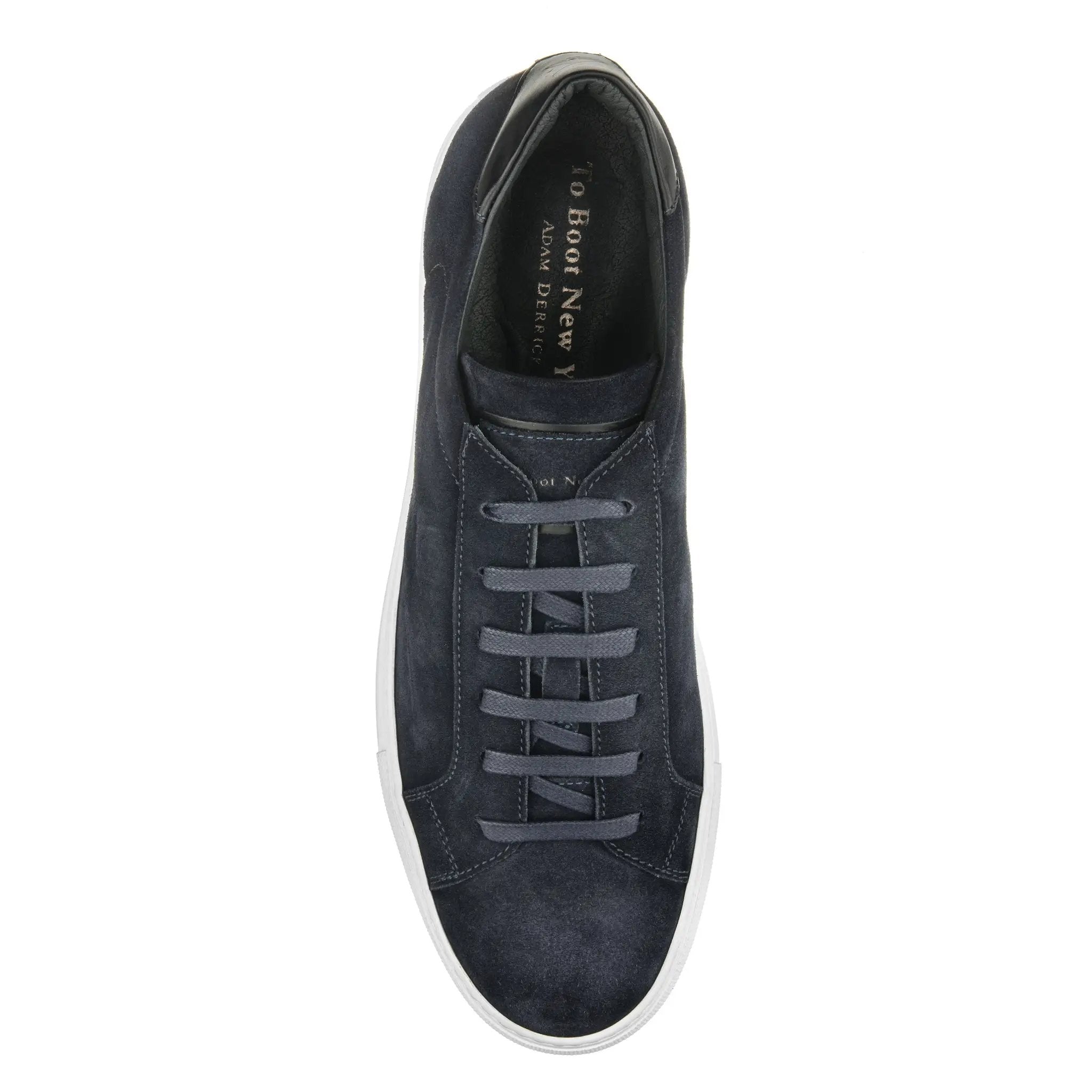 Derrick Navy Blue Suede Sneaker by To Boot New York