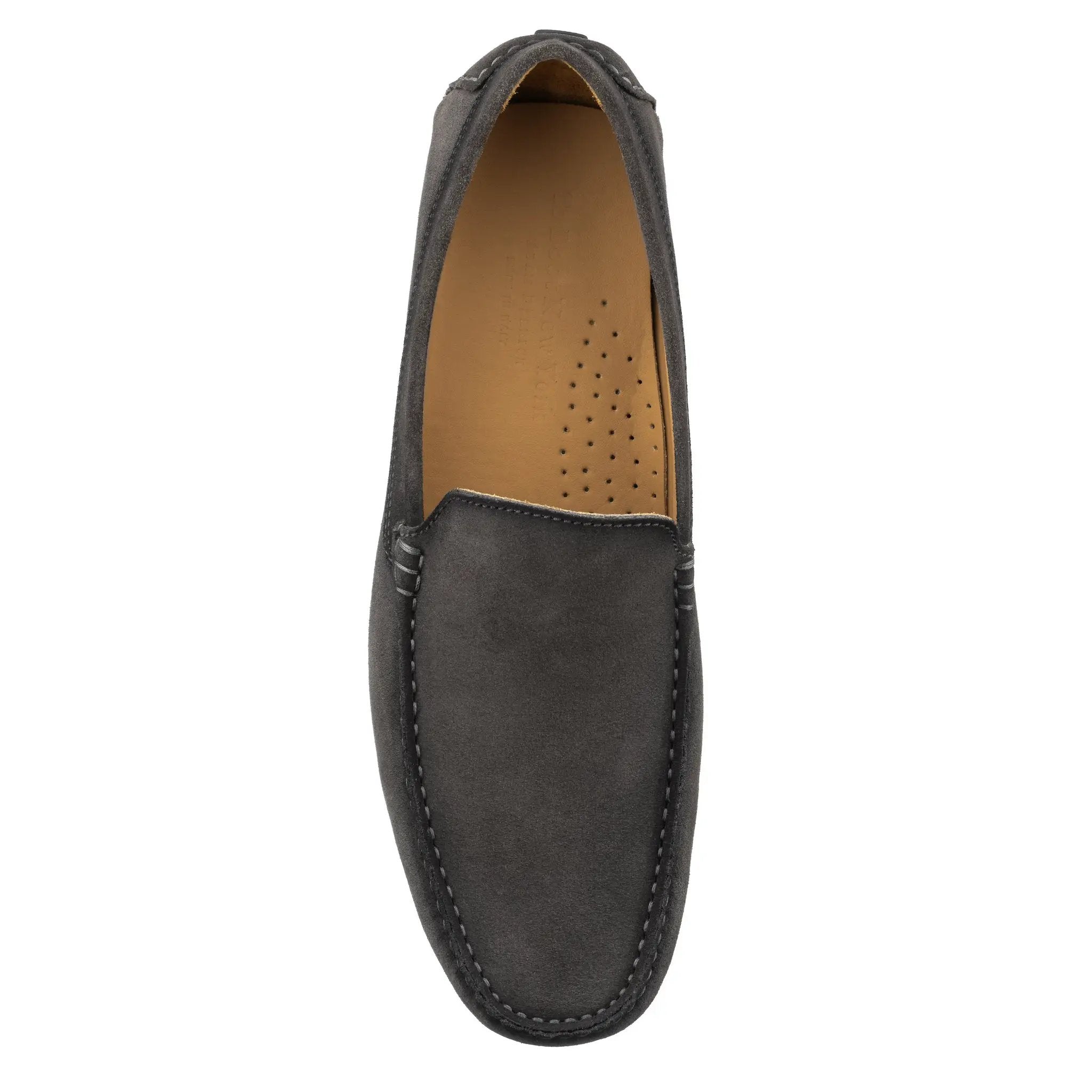 Marin Grey Aero Suede Venetian Driving Shoe by To Boot New York