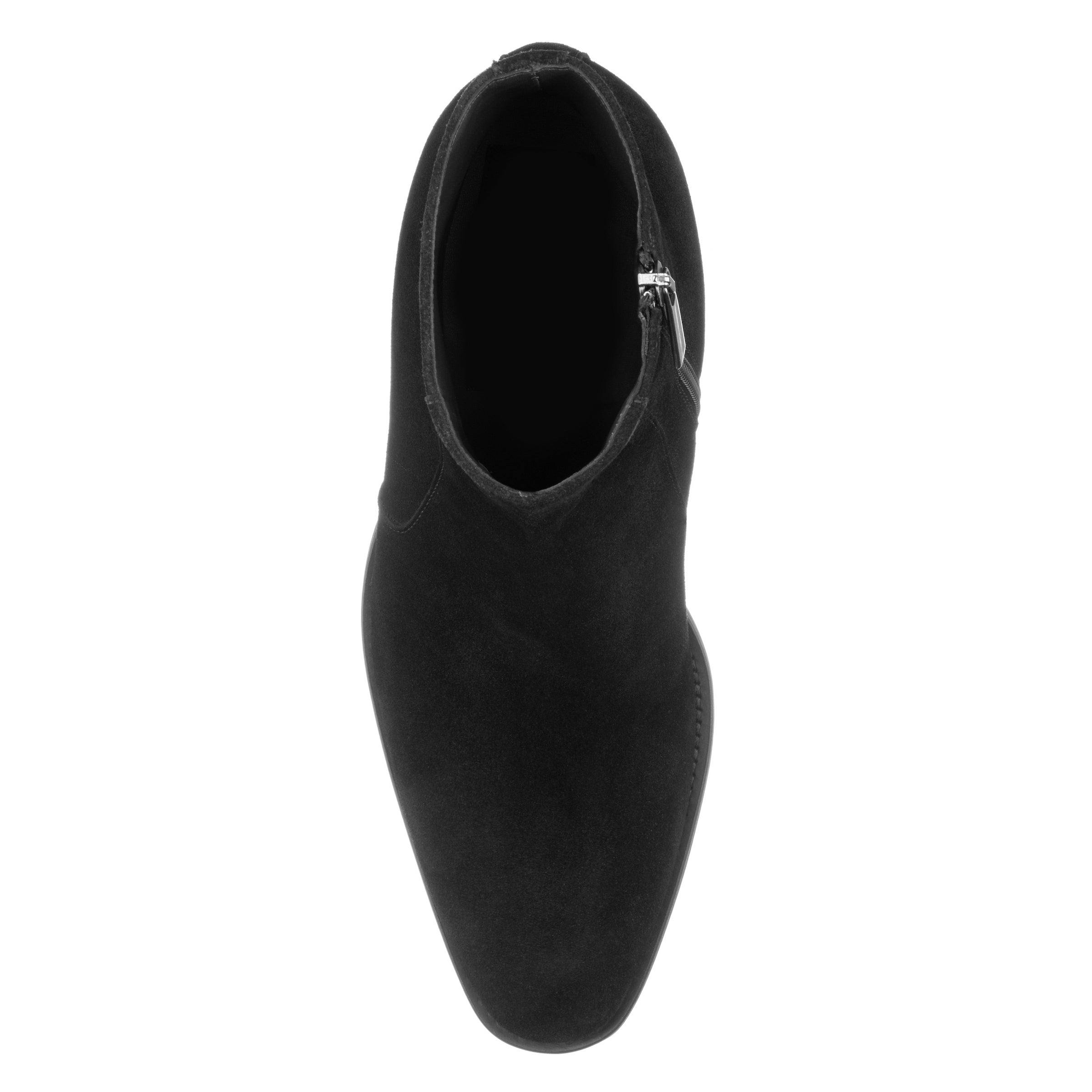 Gilmour Black Suede Zip Boot