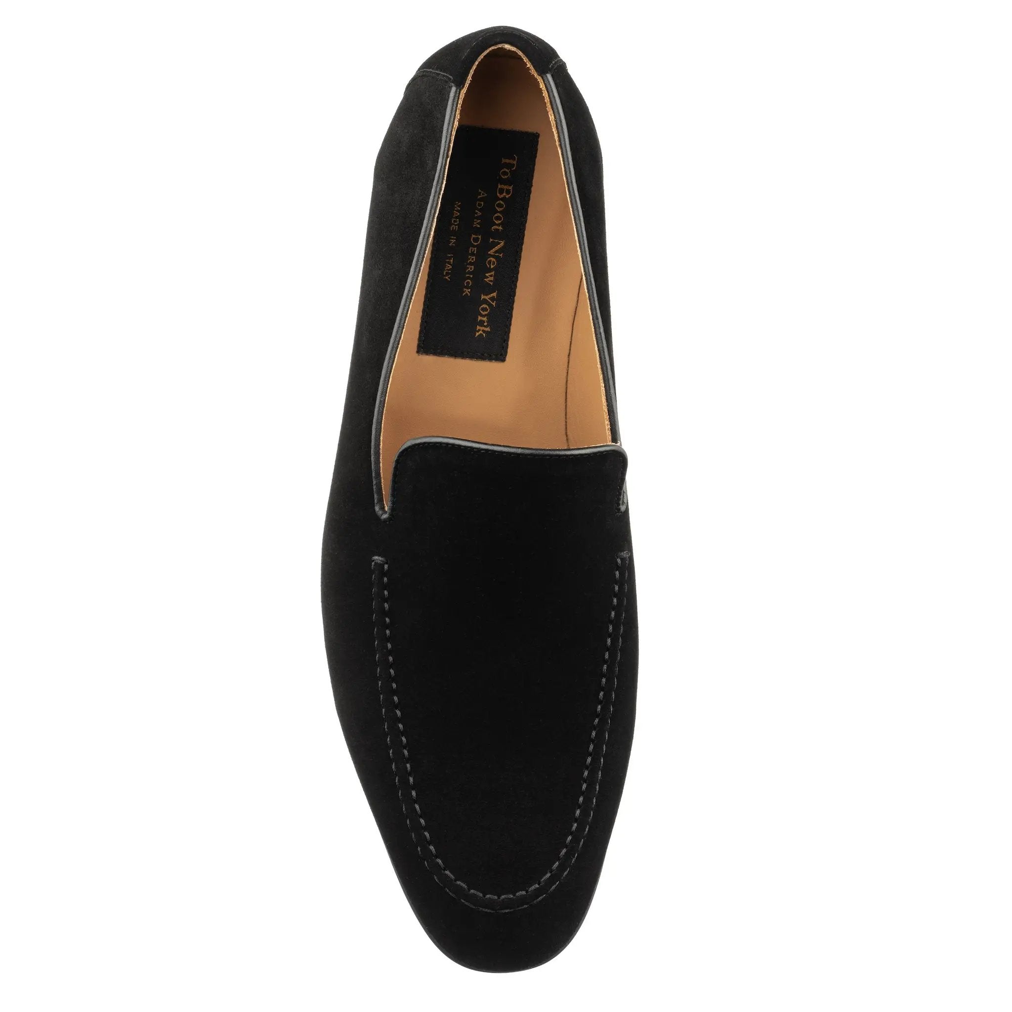 Sonoma Black Suede Slip-On Loafer by To Boot New York