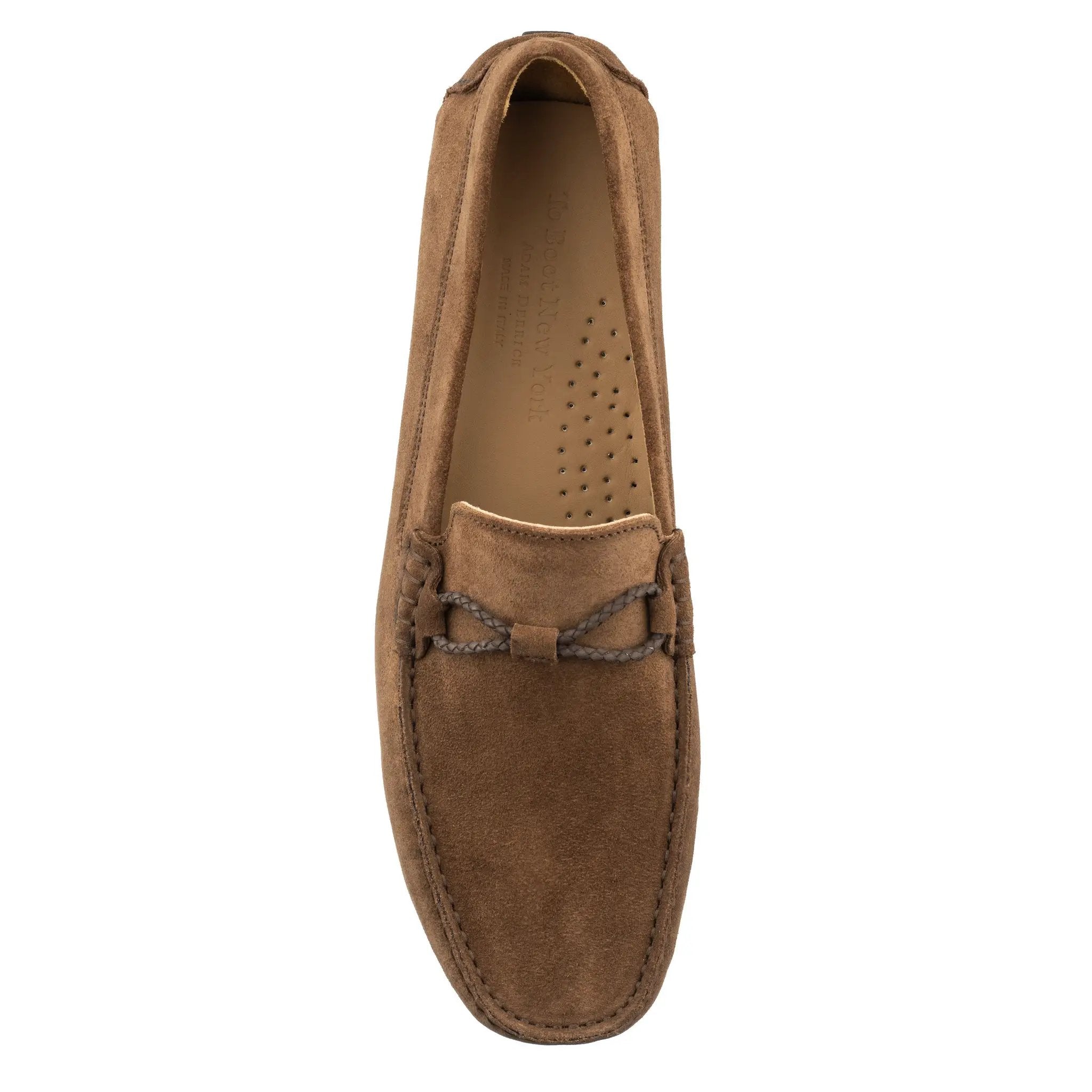 Marlin Mid Brown Suede Driving Shoe by To Boot New York