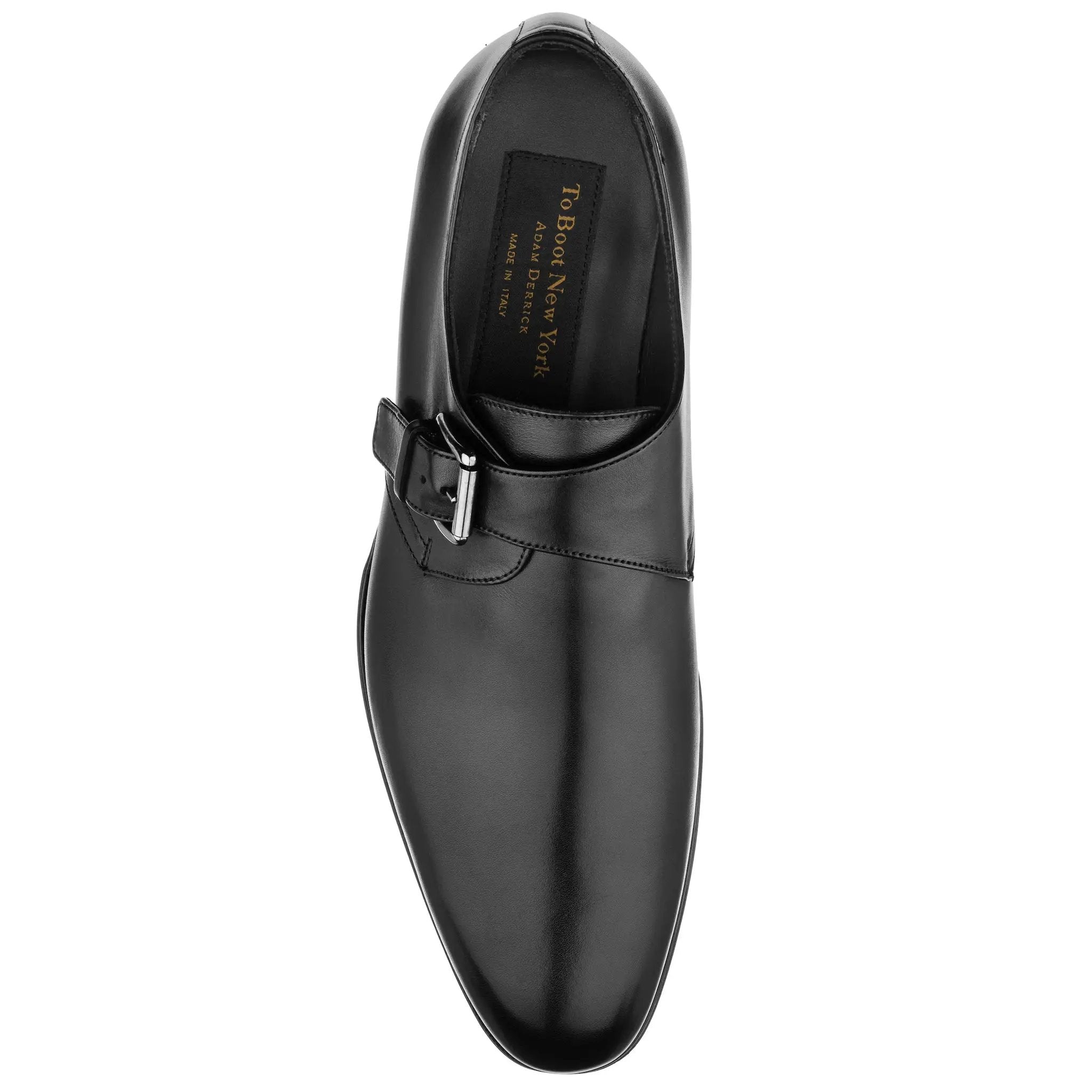 Bower Black Calf Monkstrap by To Boot New York
