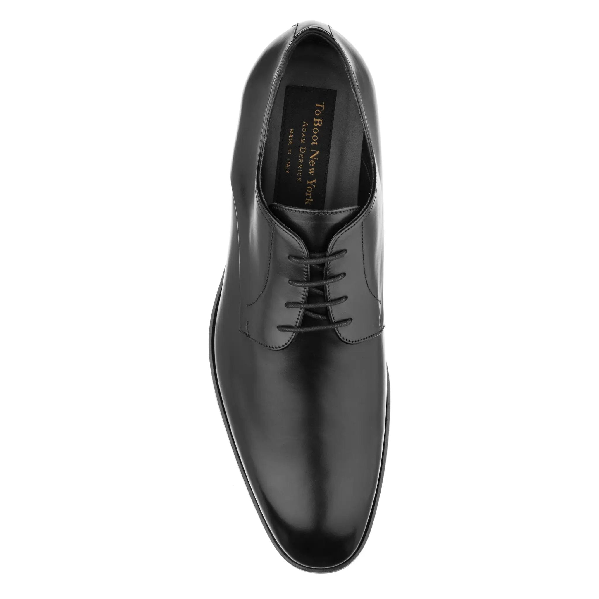 Parsons Black Calf Leather Derby Oxford by To Boot New York