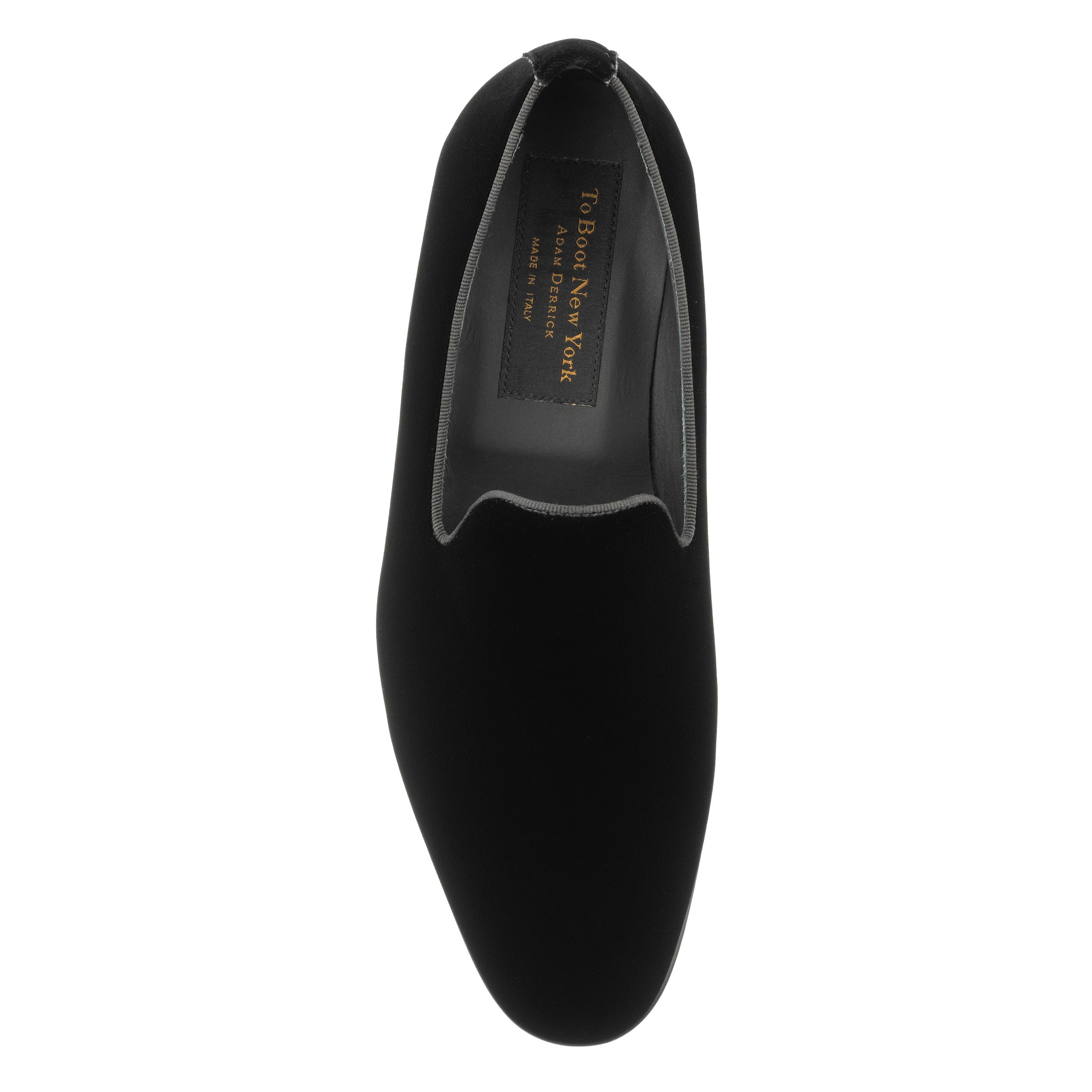 Wesley Black Velvet Formal Tuxedo Shoe