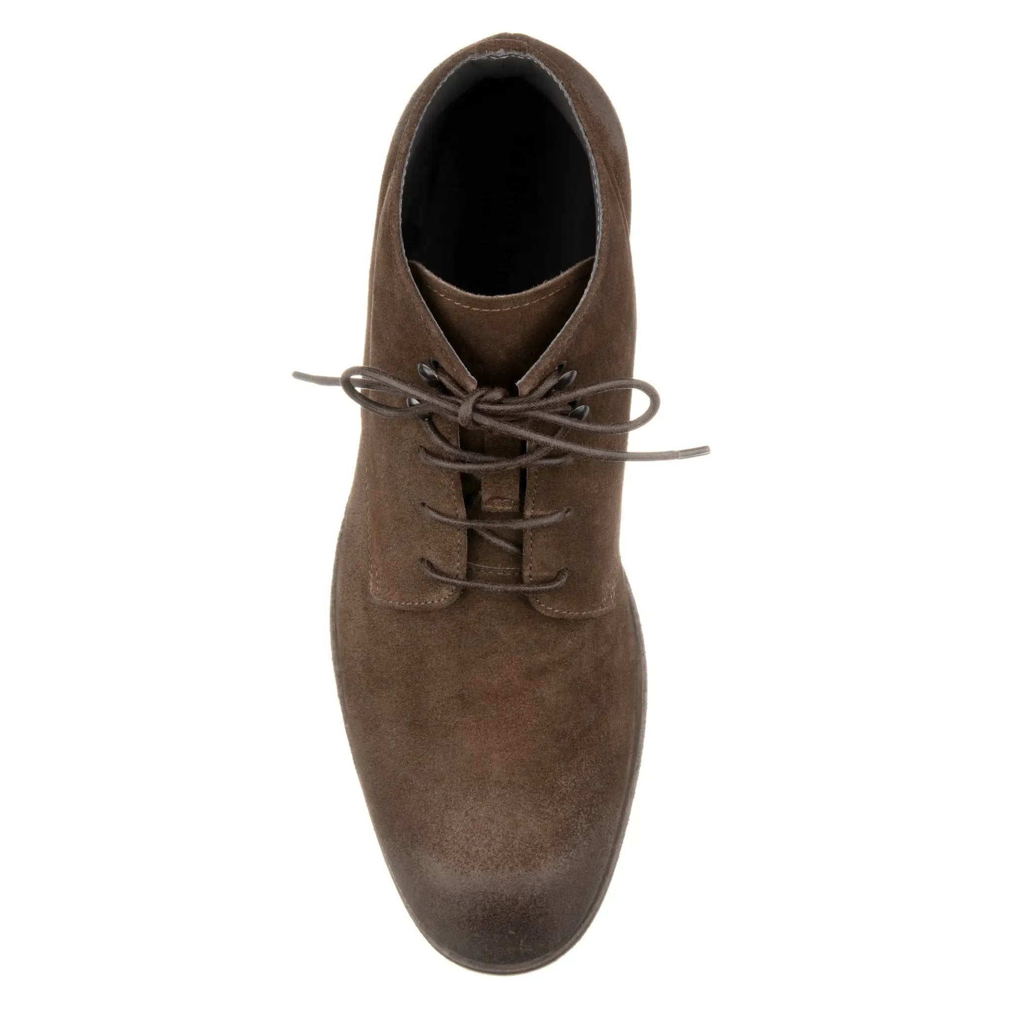Jarreau Dark Brown Suede Plain Toe Lace Boot by To Boot New York