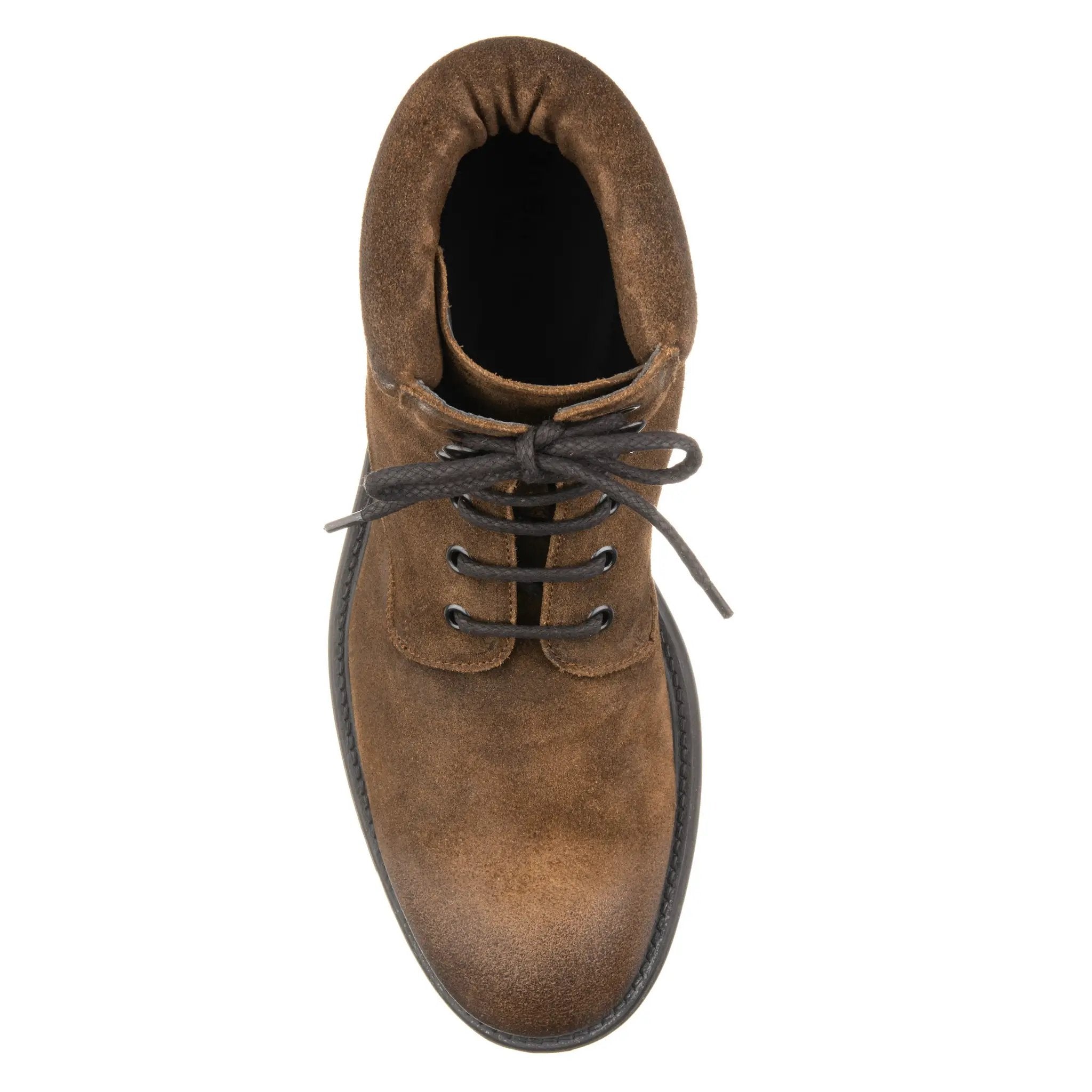 Piero Brown Waxed Suede Luxe Work Boot by To Boot New York
