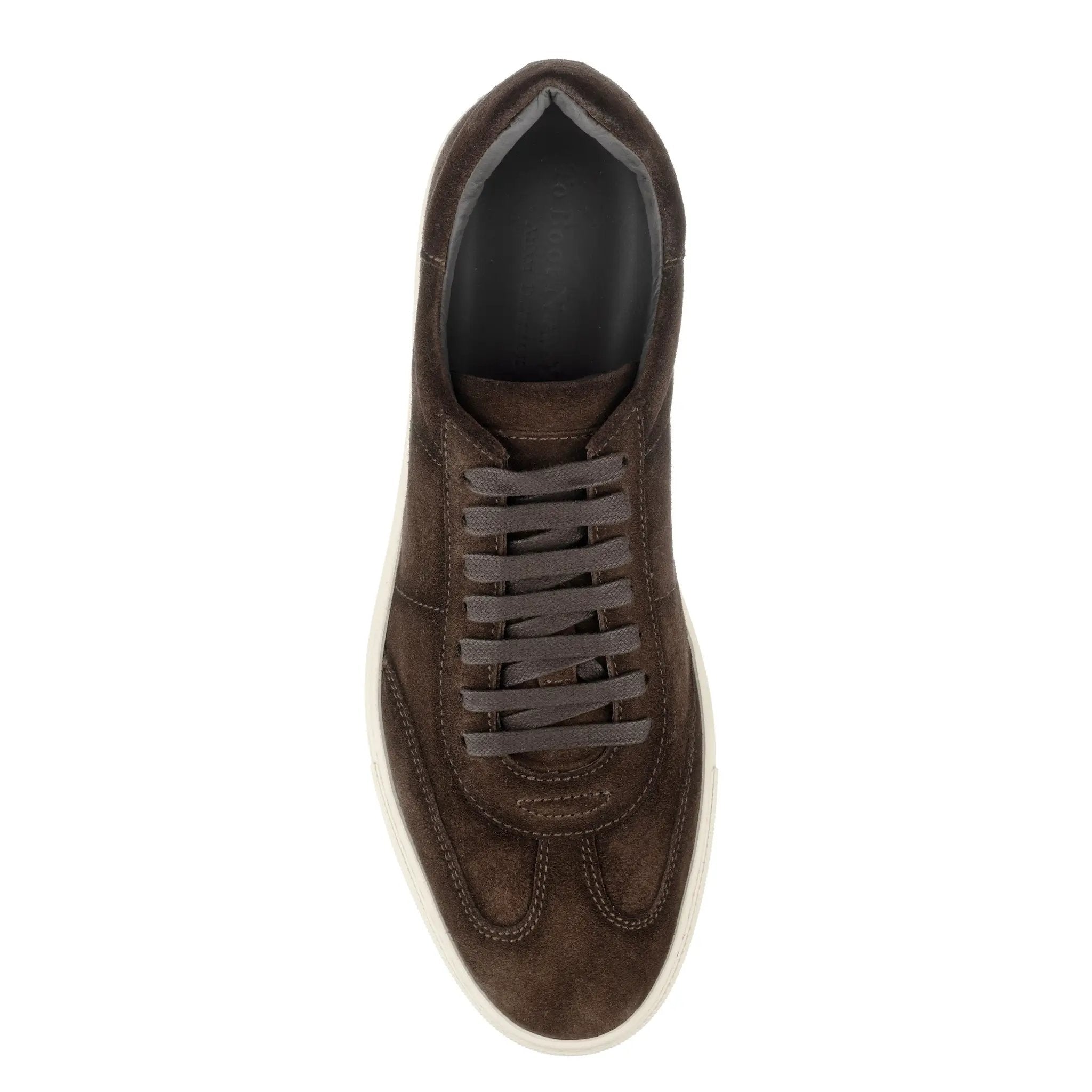 Wilton Dark Brown Aero Suede Sneaker by To Boot New York