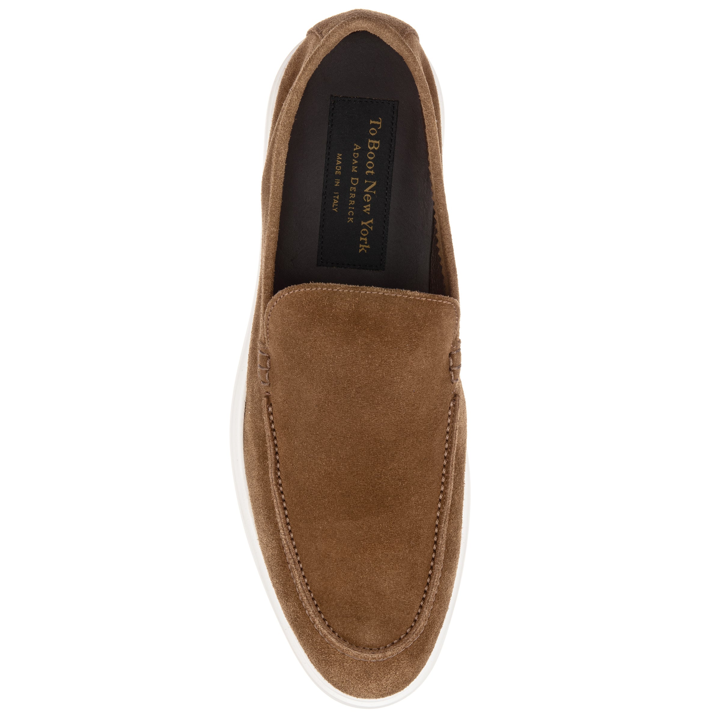 Troye Mid Brown Suede Slip On