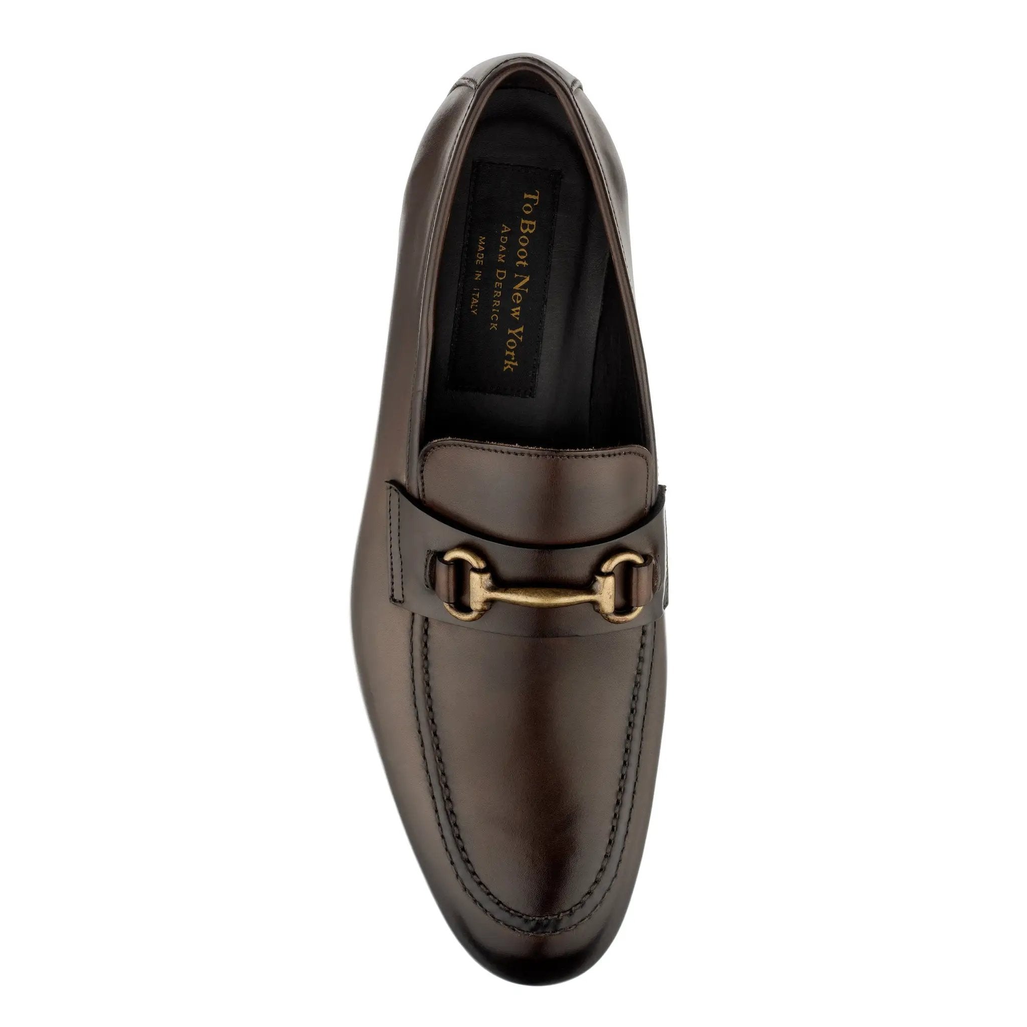 Berkshire Burnished Brown Calf Bit Loafer by To Boot New York