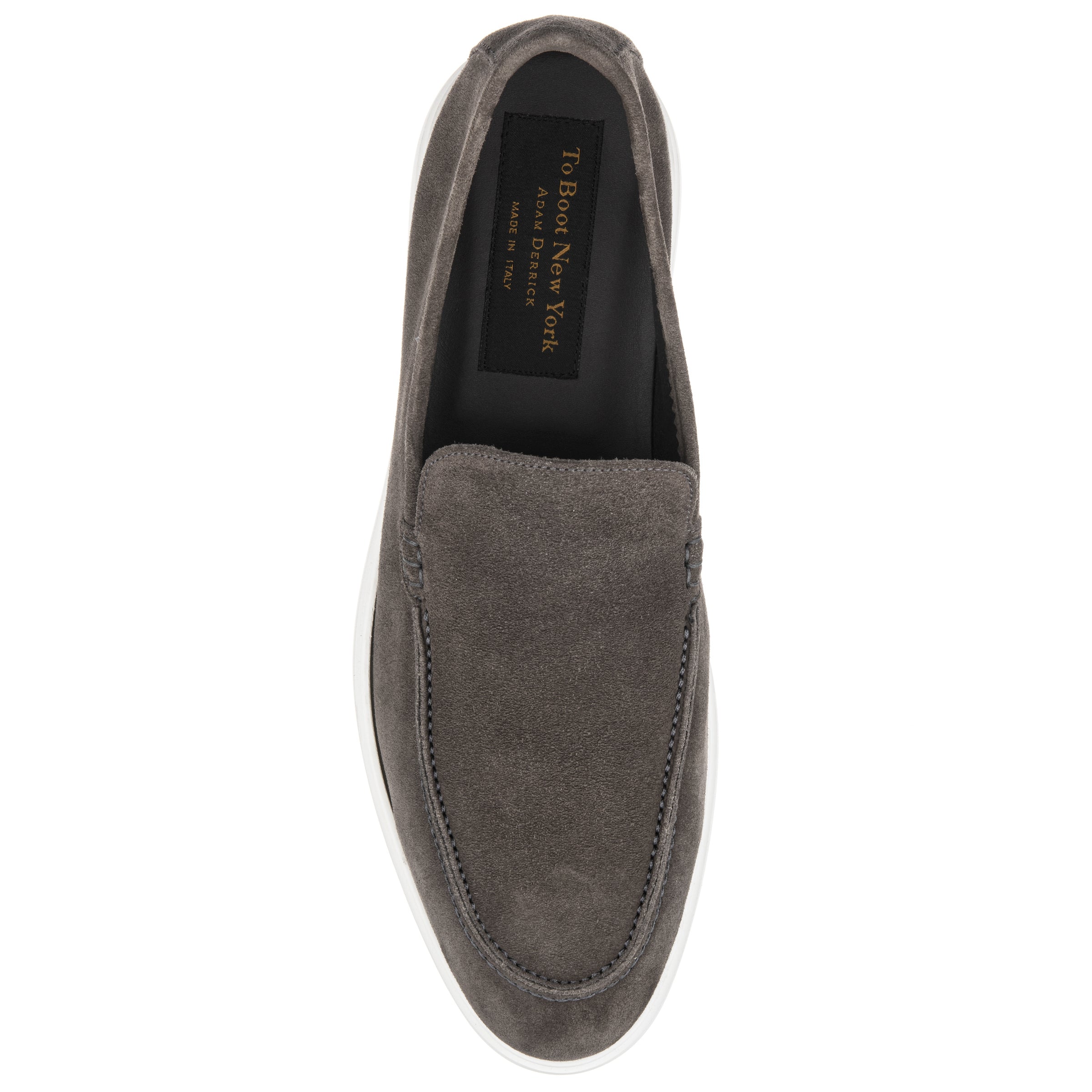 Troye Grey Suede Slip On