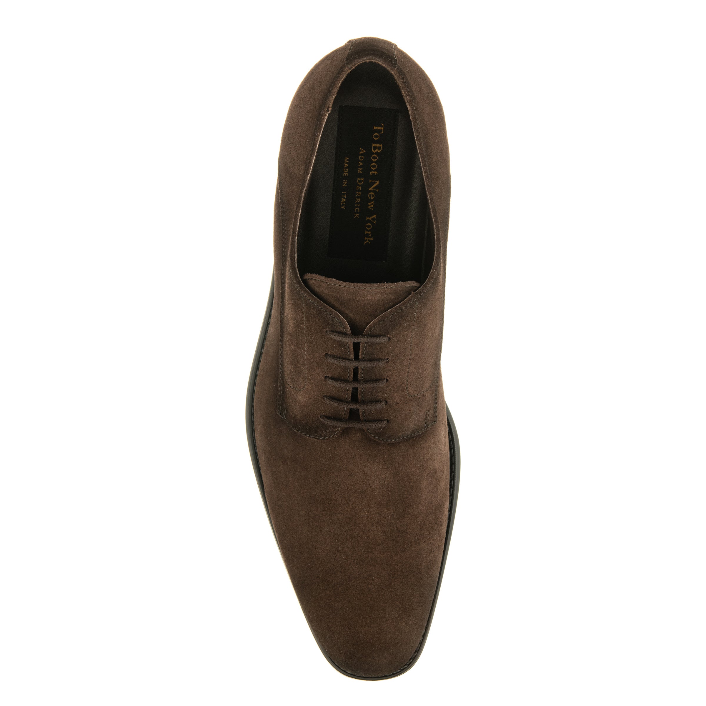 Amedeo Dark Brown Aero Suede Derby