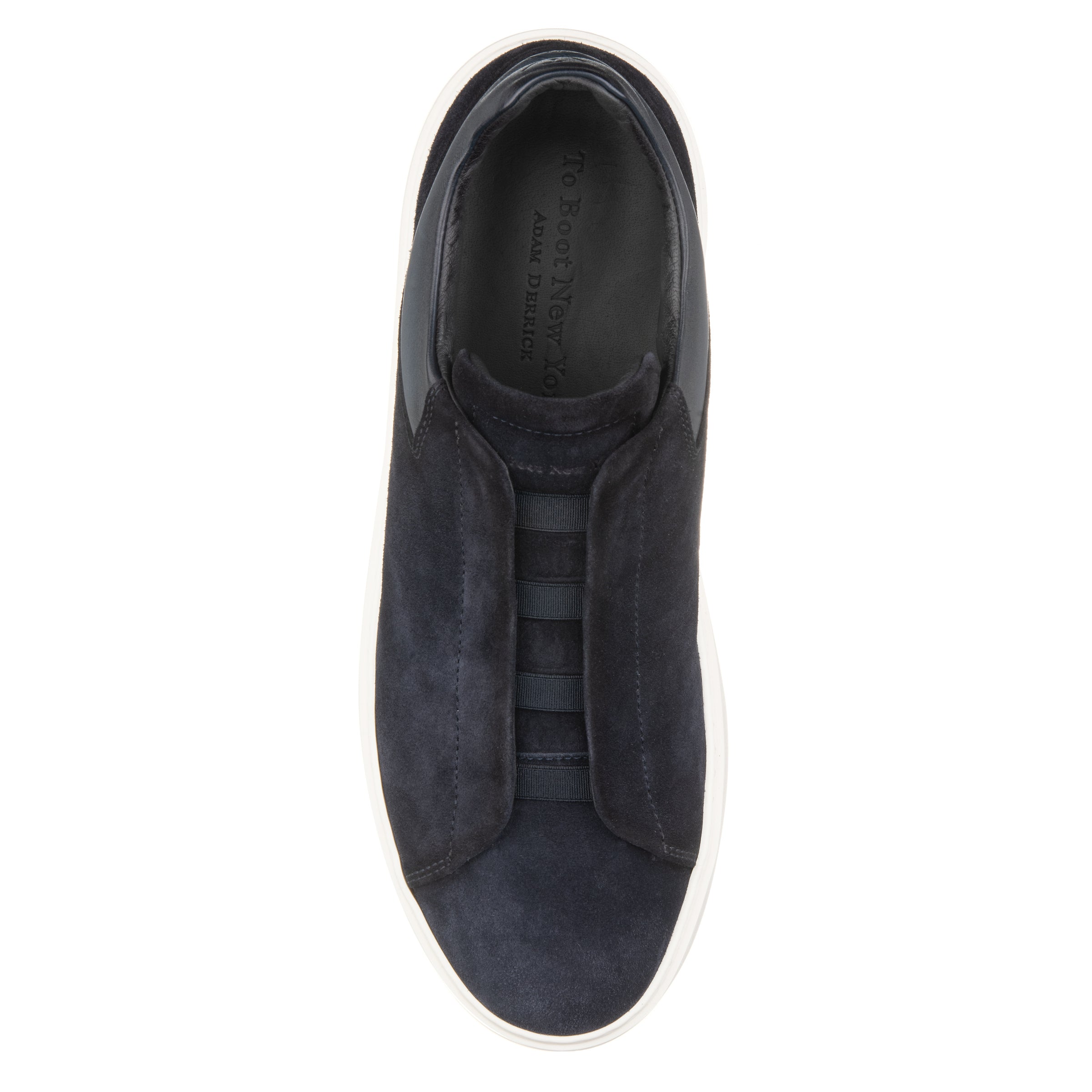 Campion Navy Blue Aero Suede Slip On Sneaker